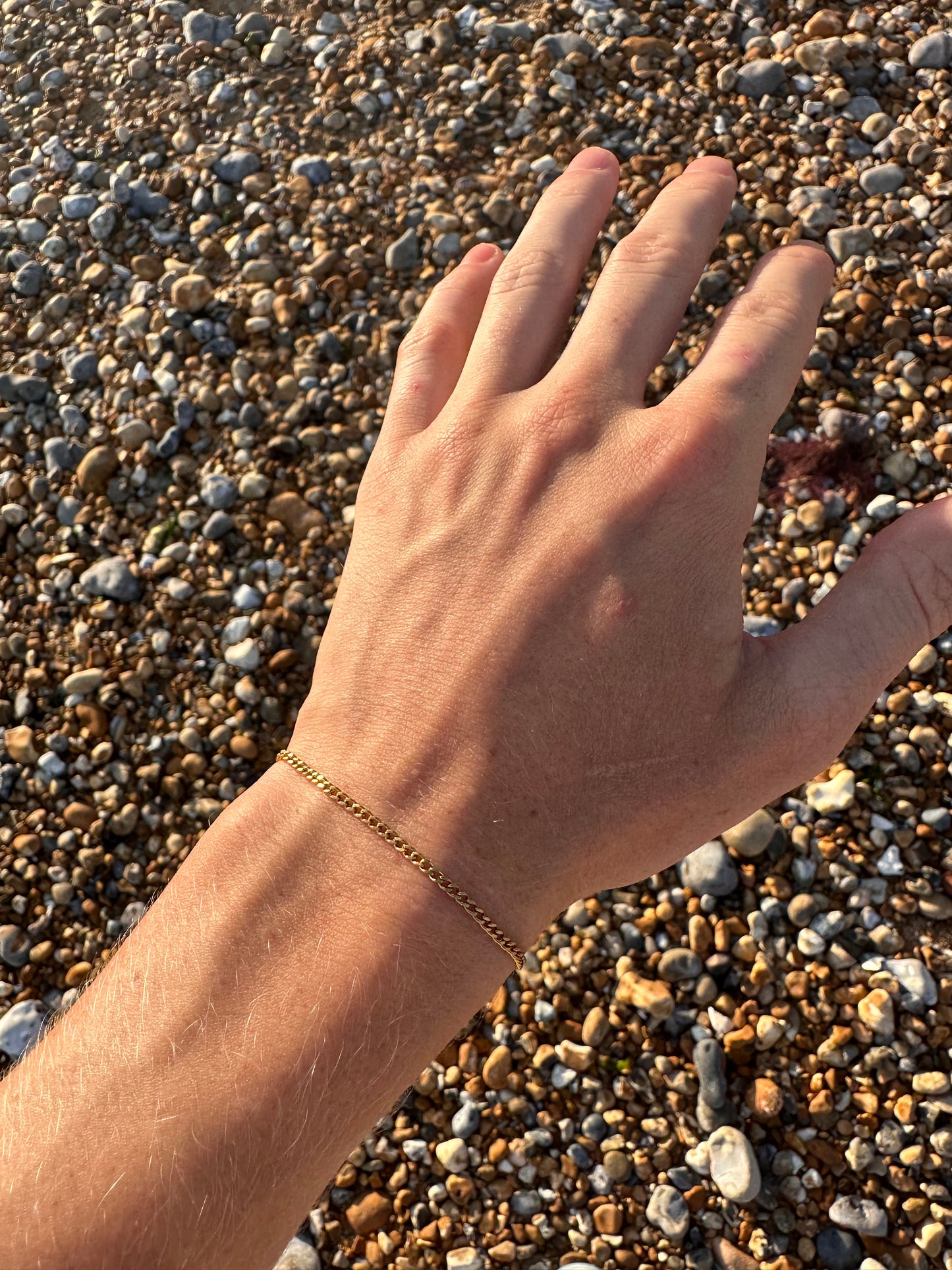 Gold Connell Bracelet 2mm