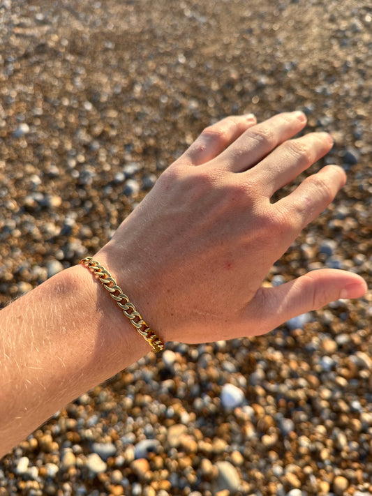 Gold Cuban Bracelet 6mm