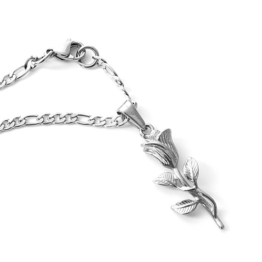 Silver Rose pendant