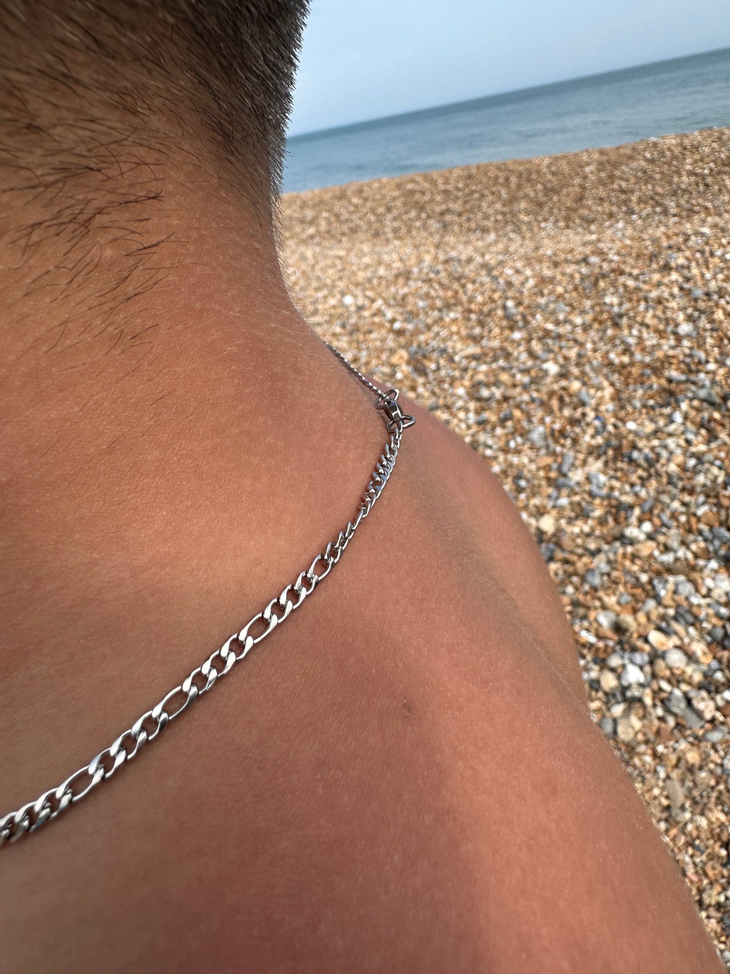 Silver Italian Figaro Chain 3mm