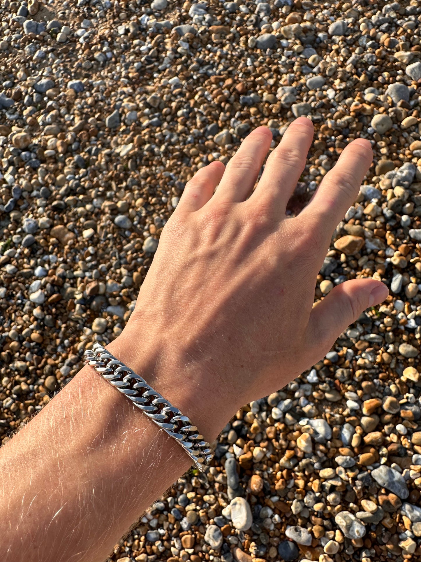 Cuban Chain Bracelet Silver 10mm