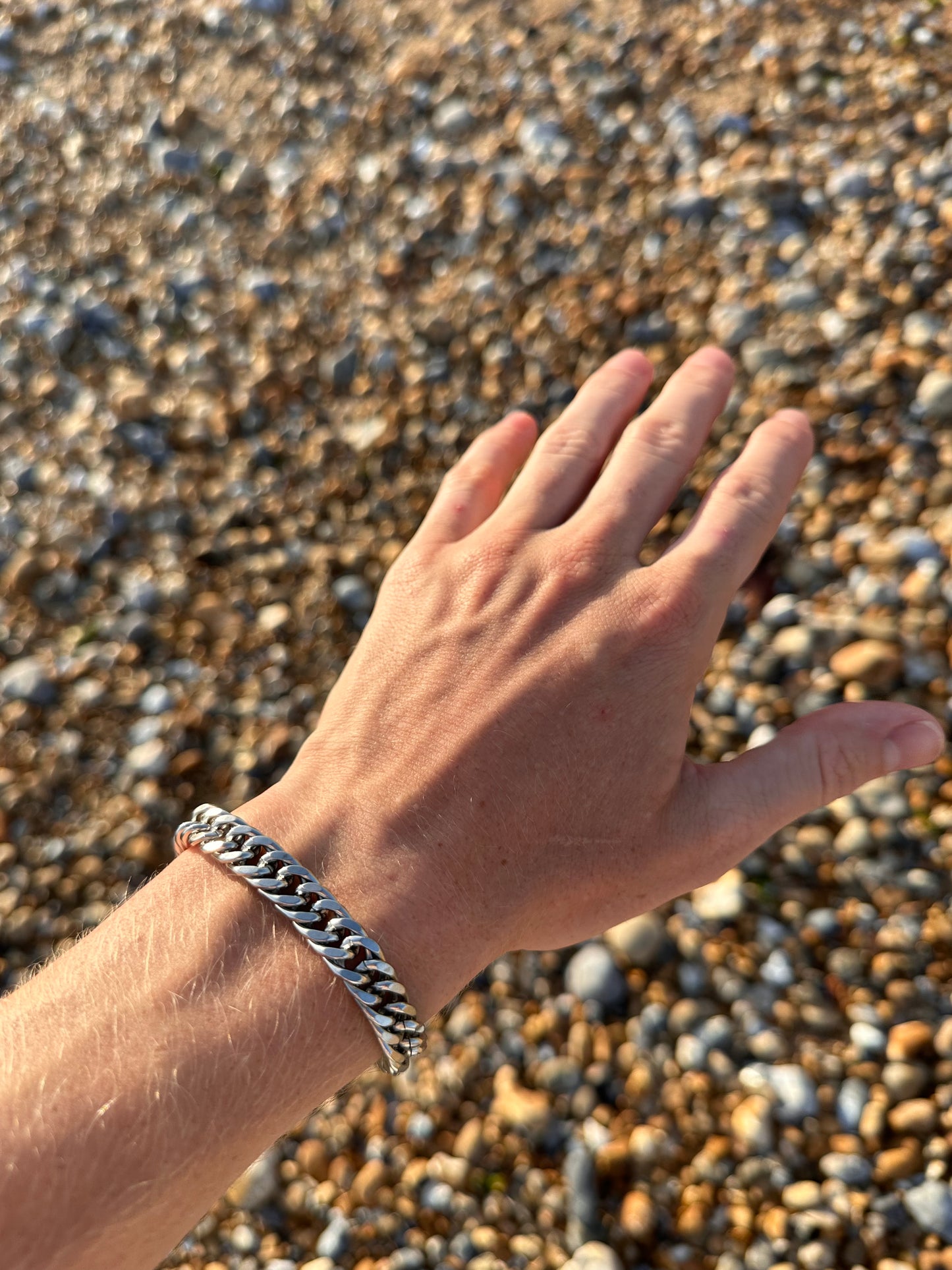 Cuban Chain Bracelet Silver 10mm