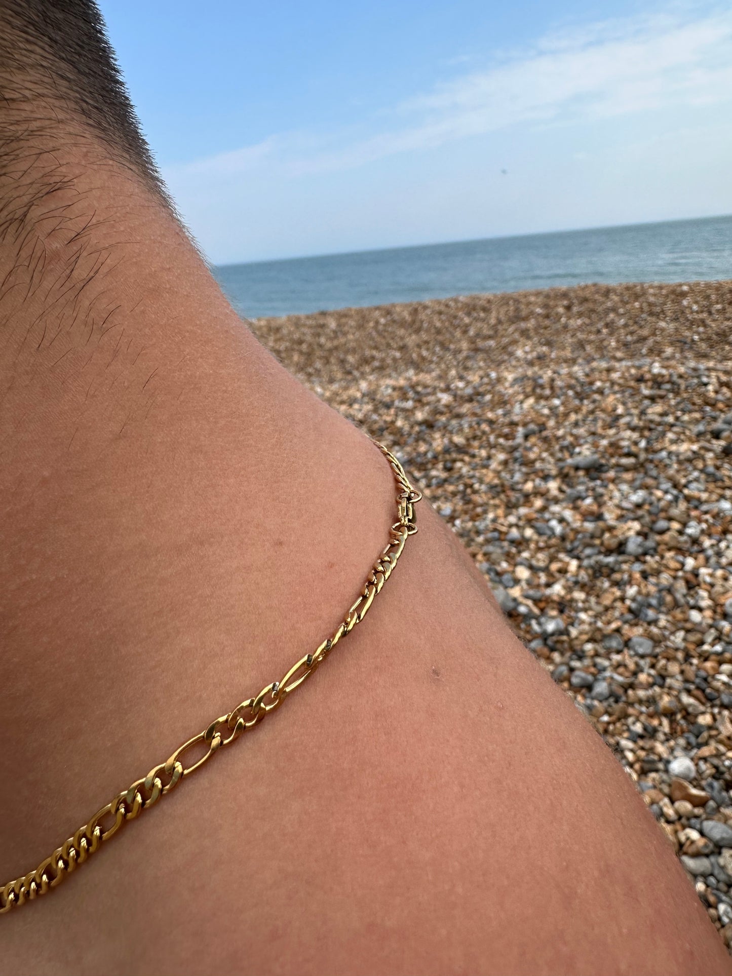 Gold Italian Figaro Chain 4mm
