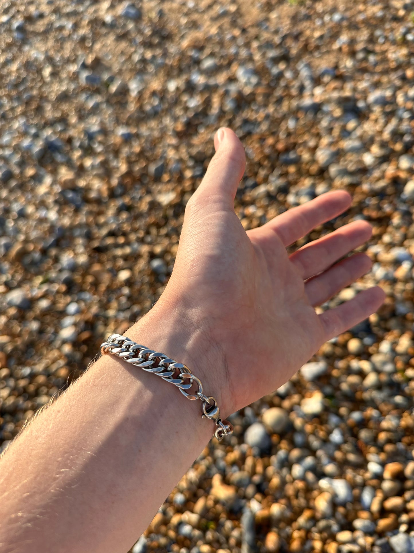 Cuban Chain Bracelet Silver 10mm