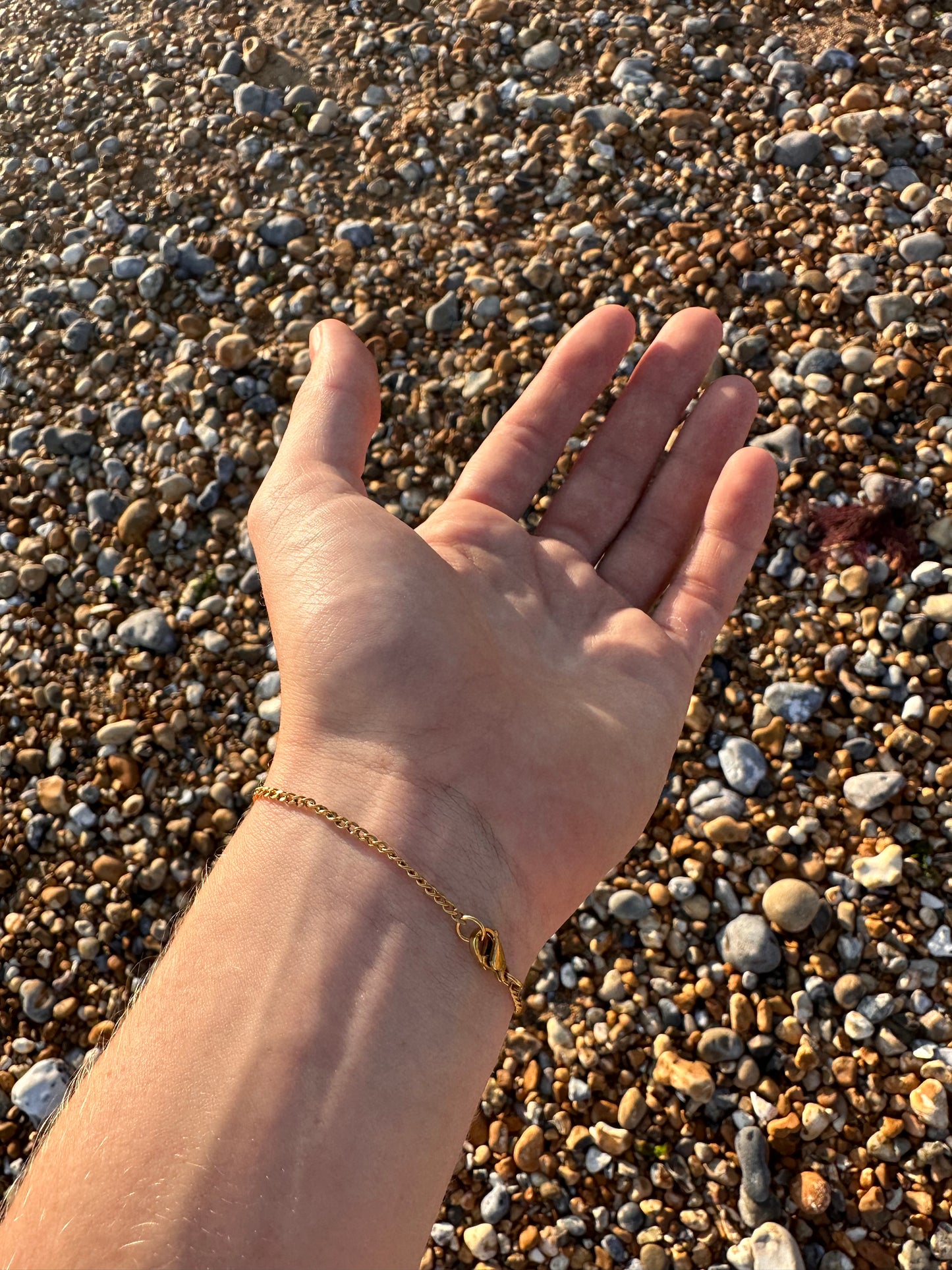 Gold Connell Bracelet 2mm