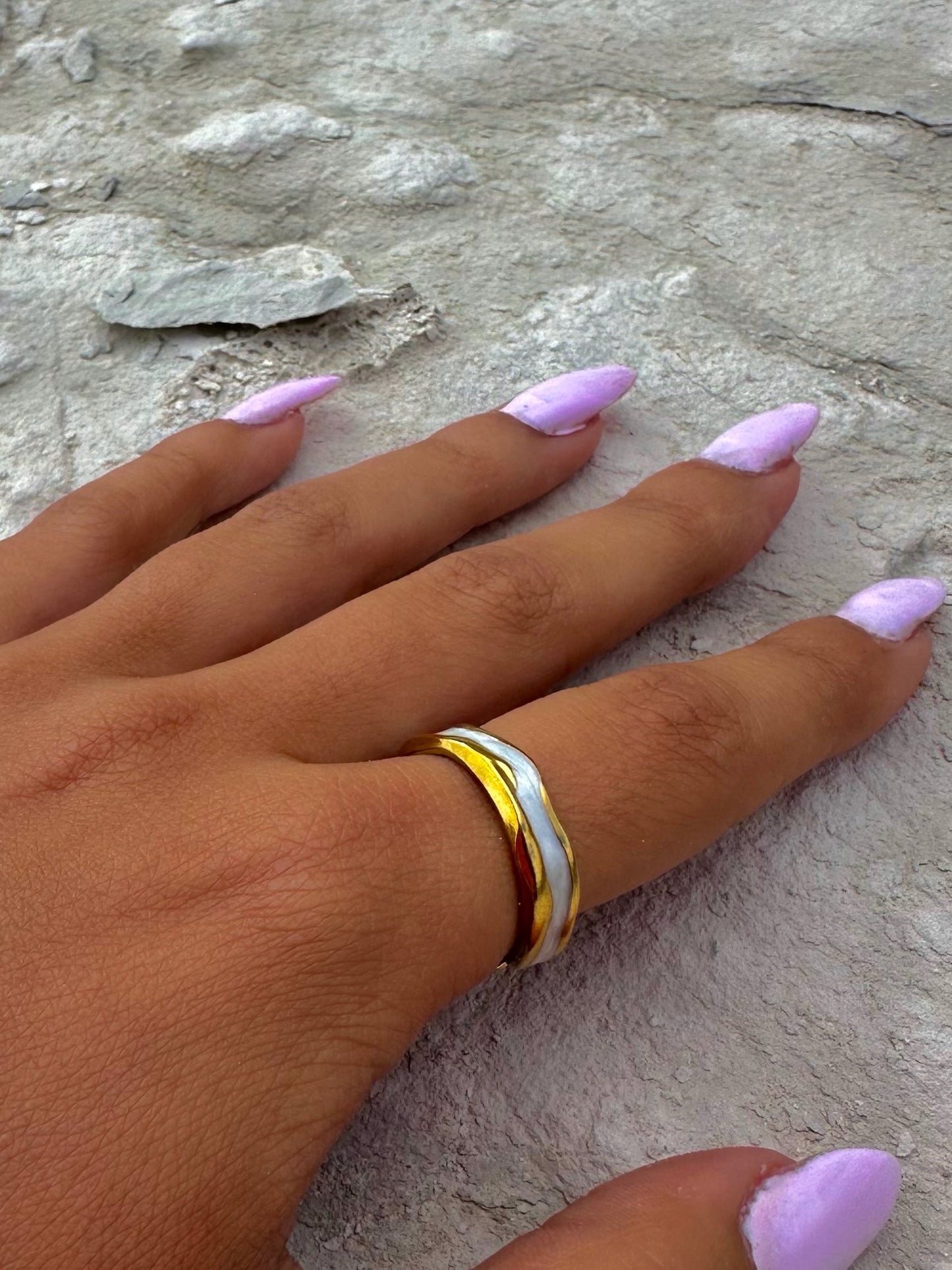 Golden Sands Sunset Ring