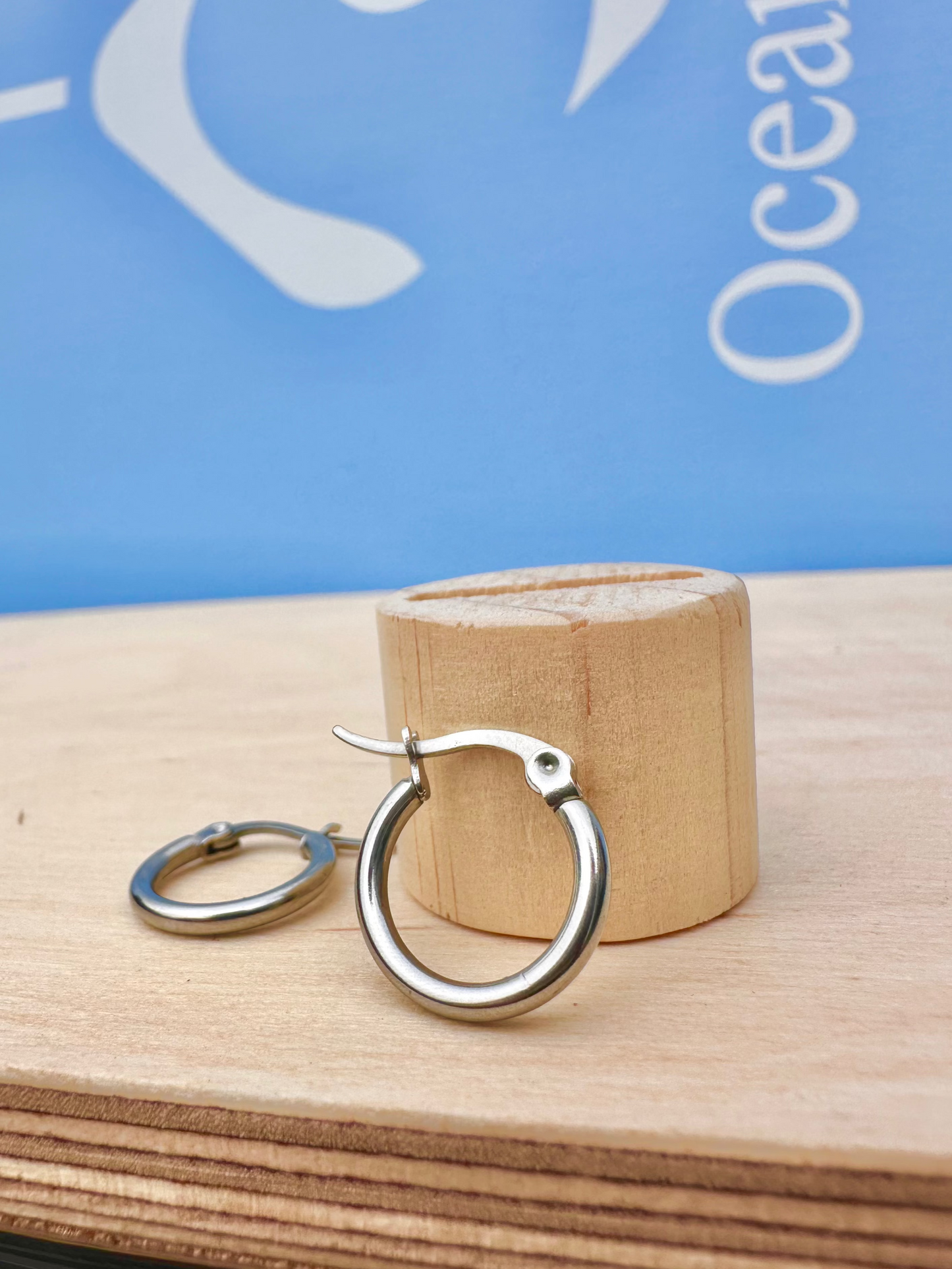 Silver Hoop Earrings