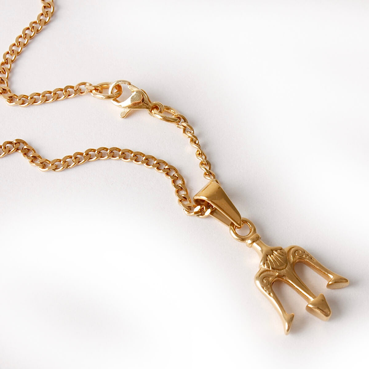 Silver Trident Pendant