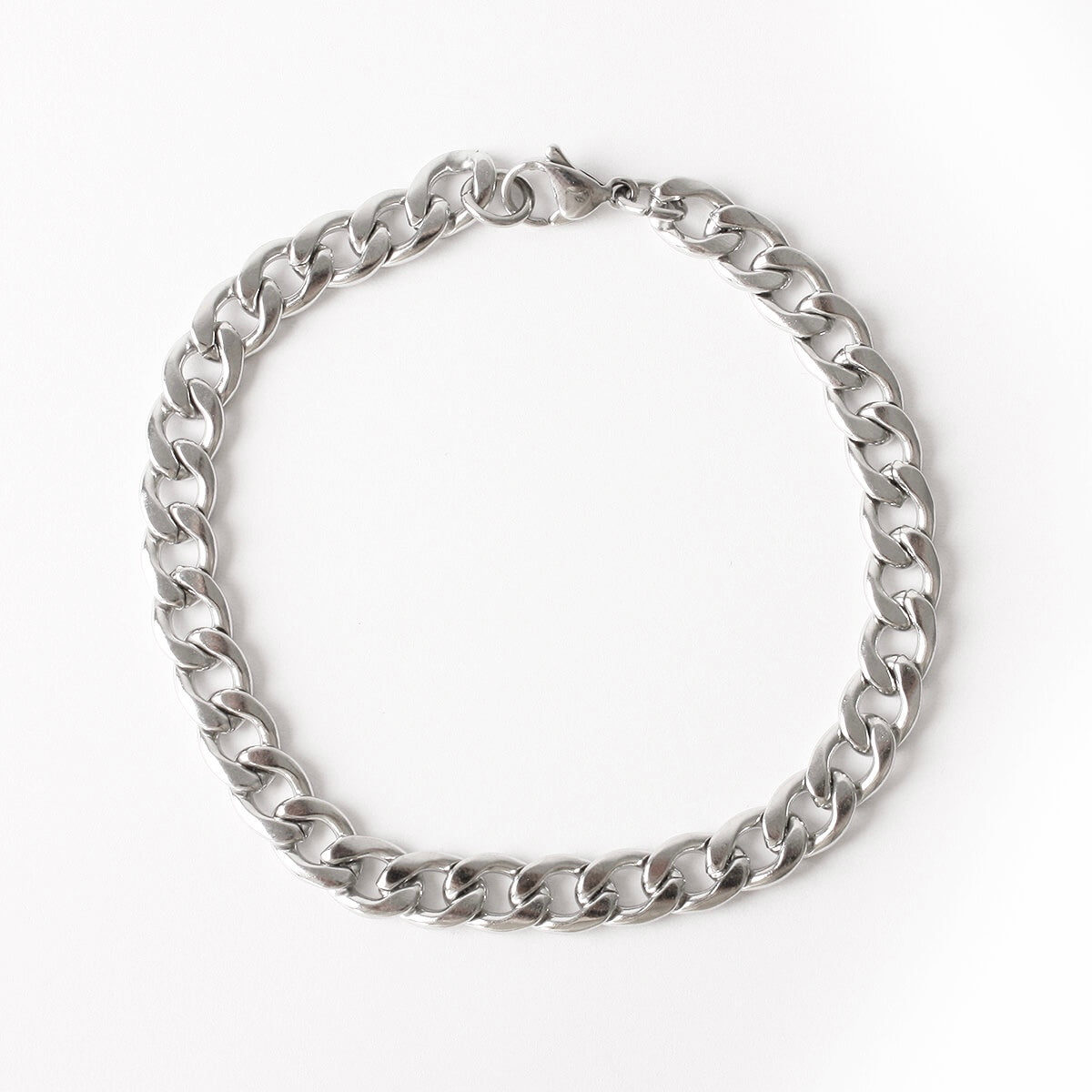 Silver Cuban Bracelet 6mm