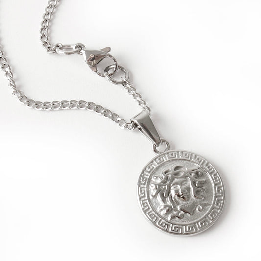 Silver Medusa Pendant