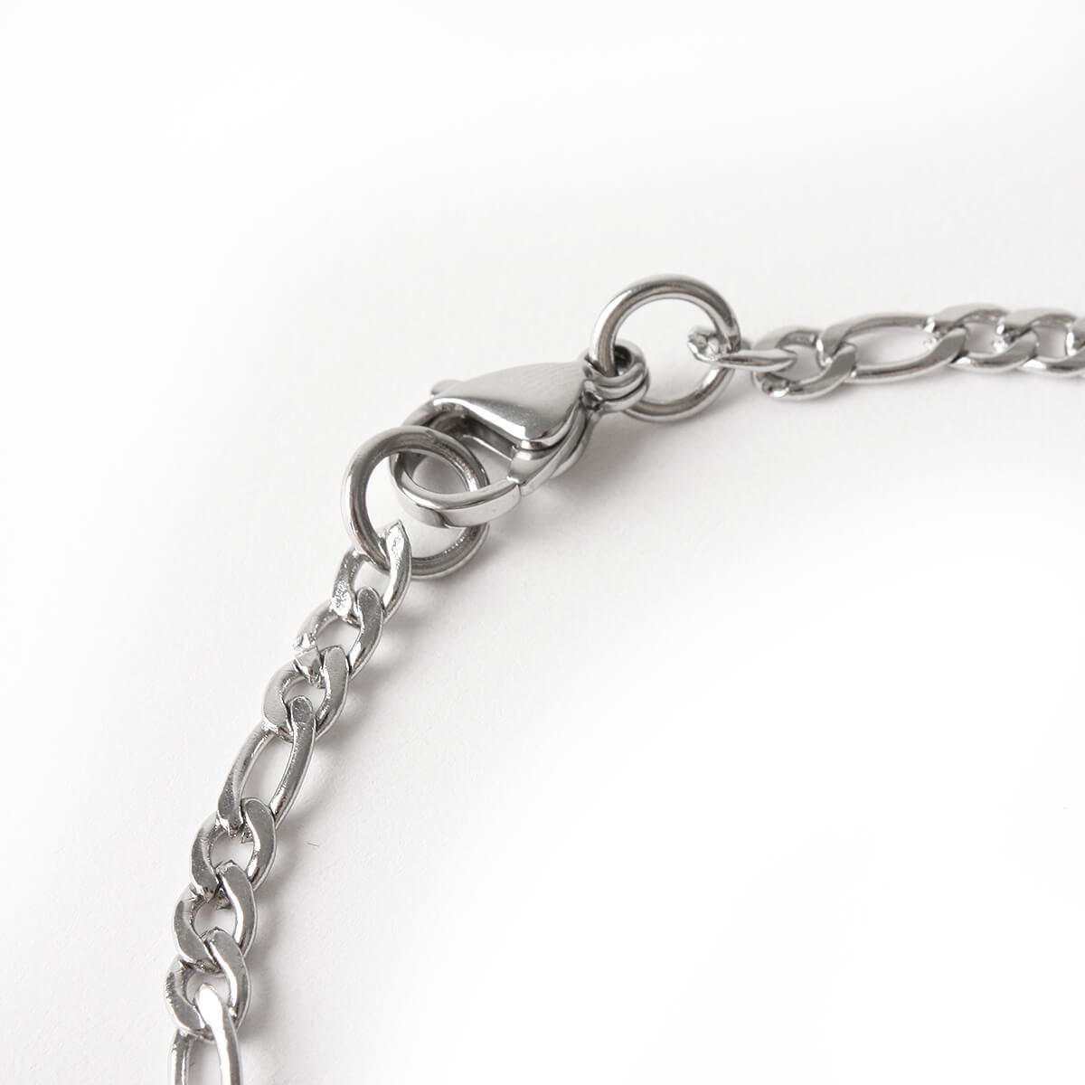 Silver Italian Figaro Bracelet 3mm