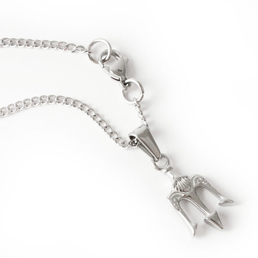 Silver Trident Pendant