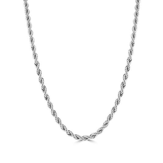 Silver rope Chain 4mm
