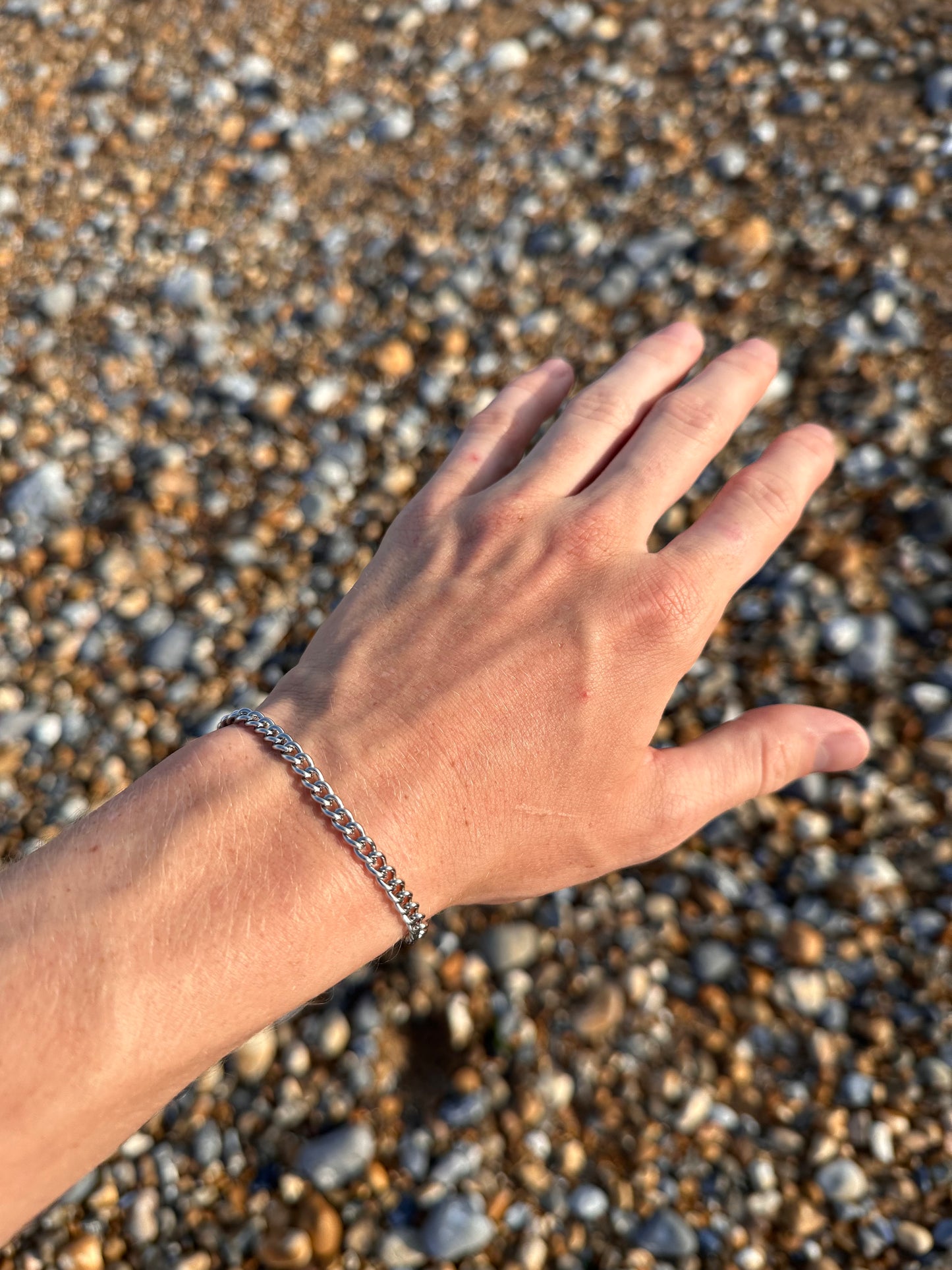 Silver Cuban Bracelet 4mm