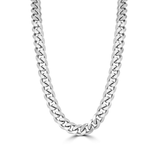 Silver Miami Cuban Chain 11MM
