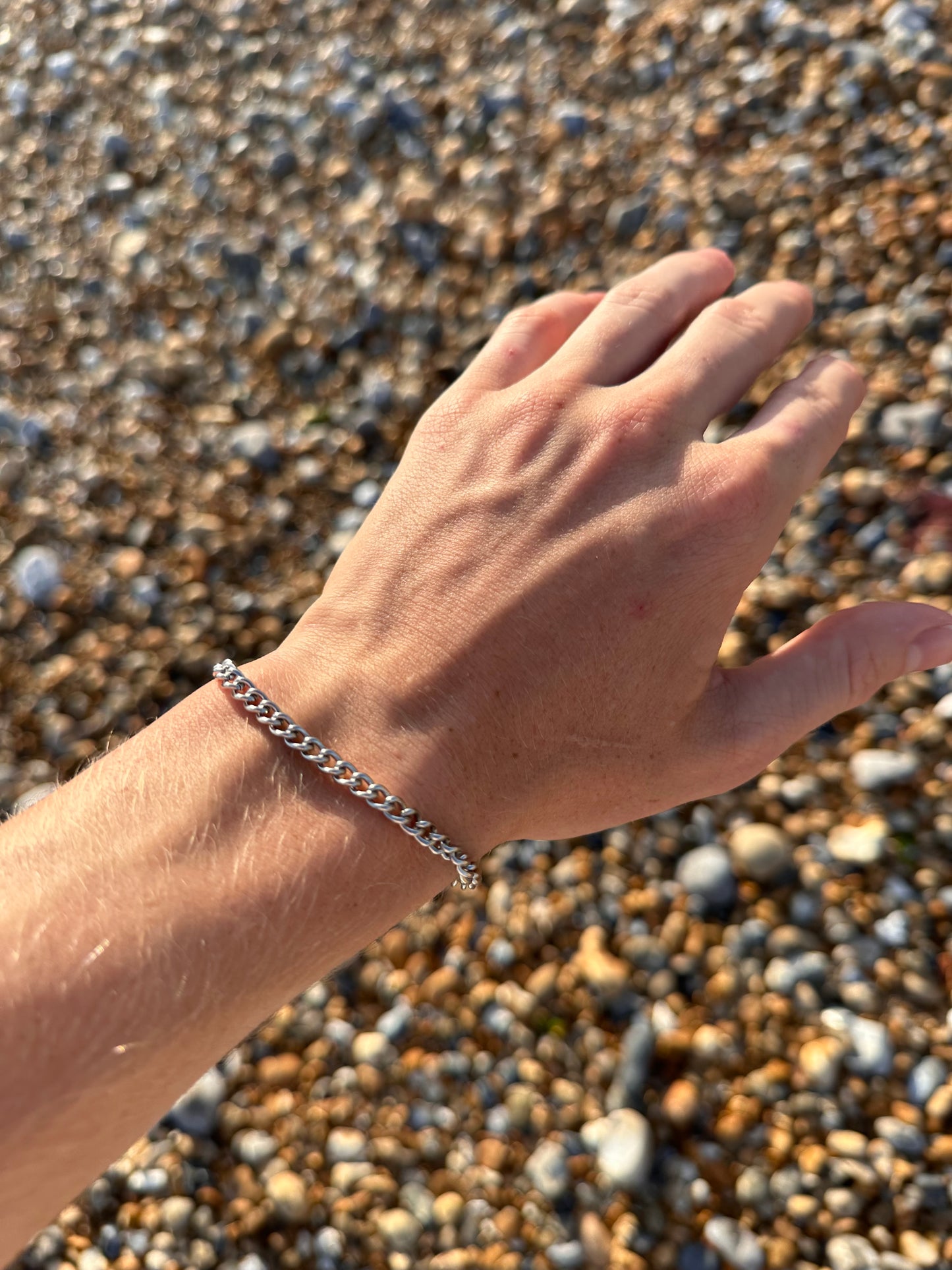 Silver Cuban Bracelet 4mm