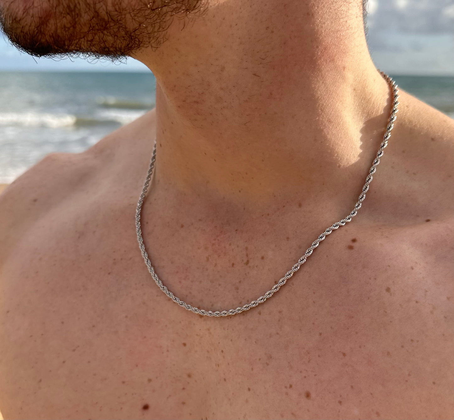 Silver Rope Chain 3mm