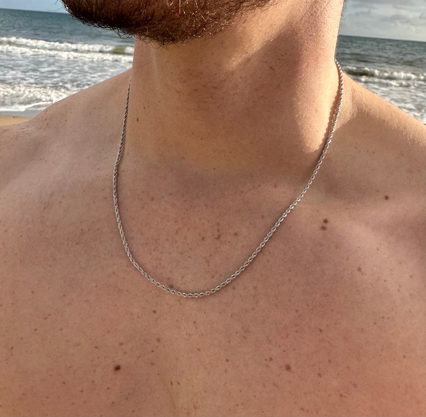 Silver Rope Chain 3mm