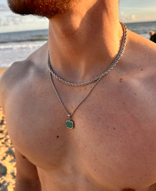 Kingman Turquoise Two Chain Set