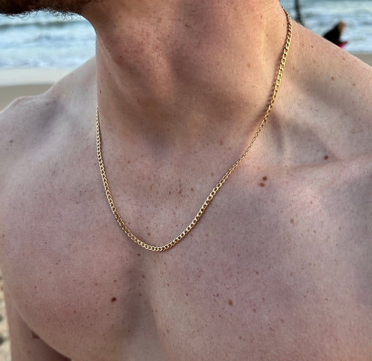 Gold Cuban Chain 3mm