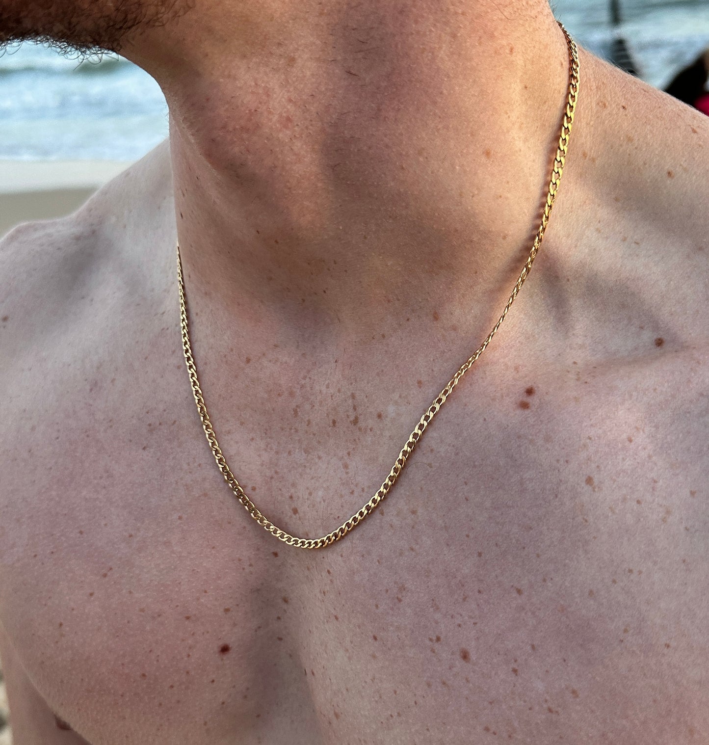 Gold Cuban Chain 3mm
