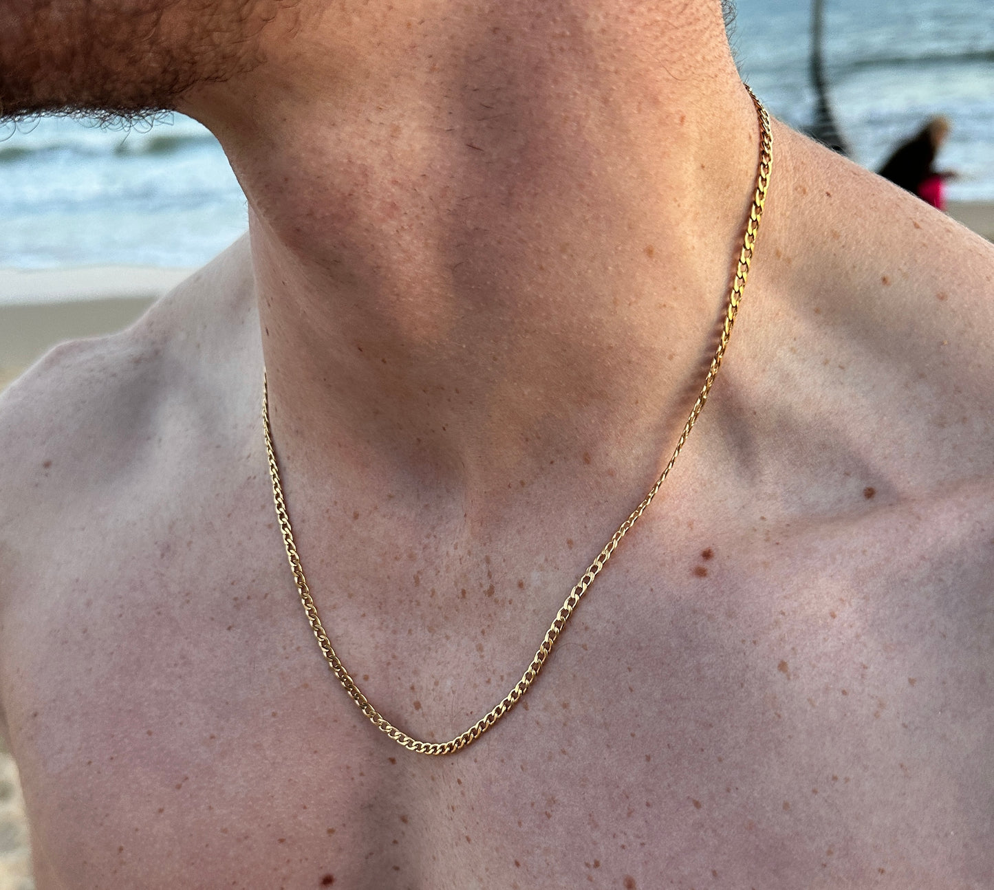 Gold Cuban Chain 3mm