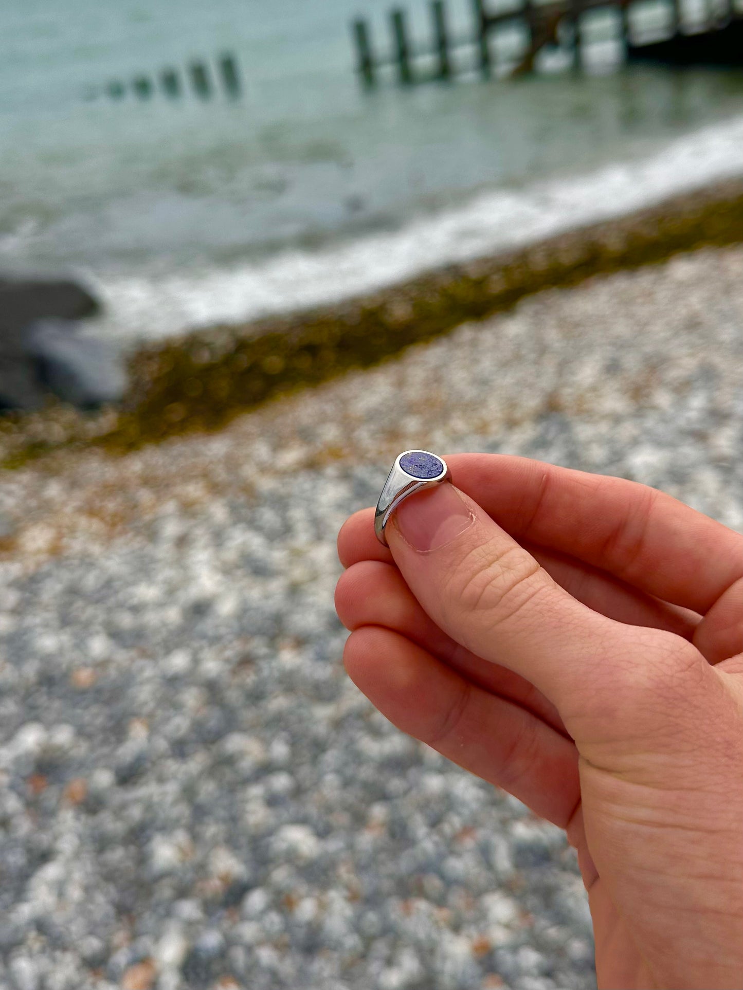 Lapis Lazuli Stone Ring Silver