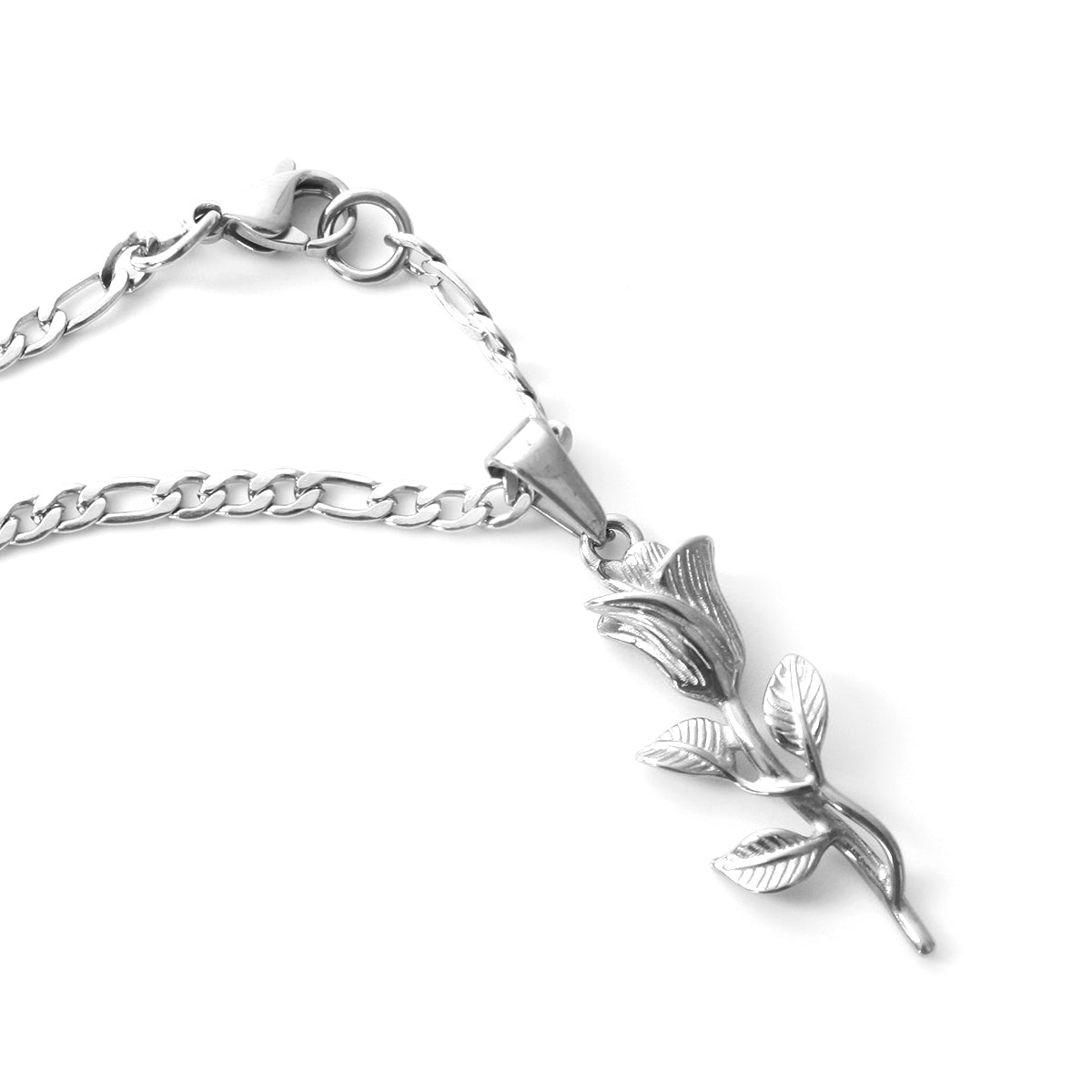 Silver Rose pendant
