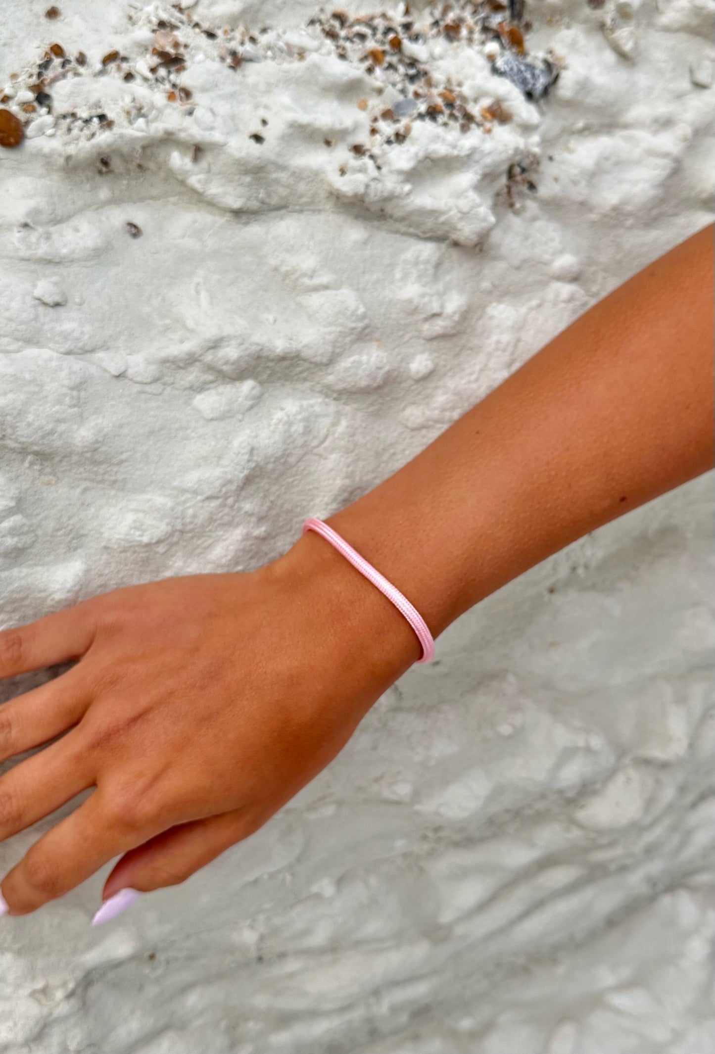 Pink Rope Bracelet 3mm