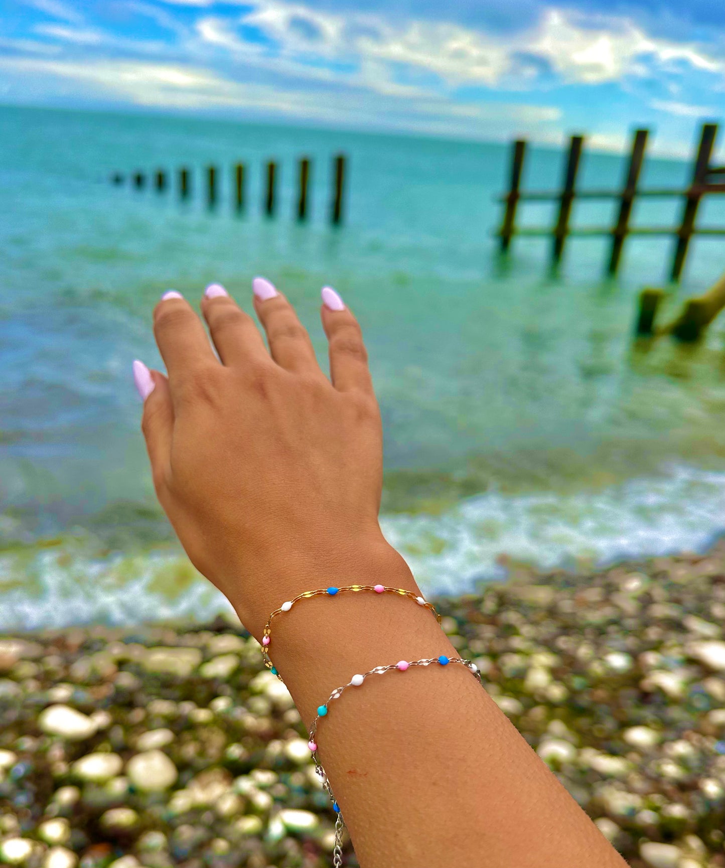 Silver Petals Of Positano Bracelet