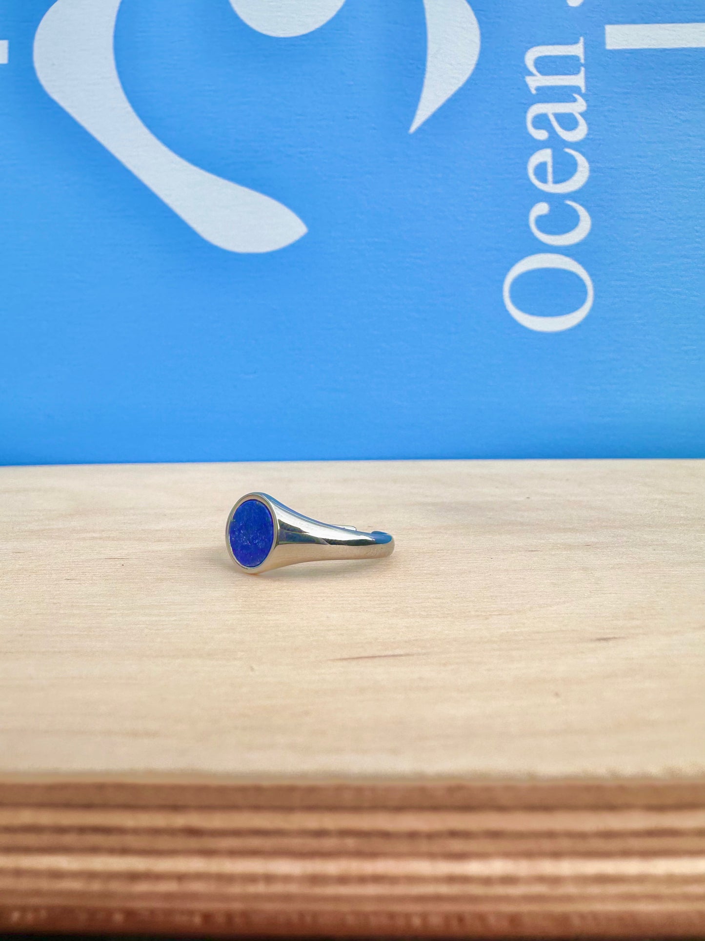 Lapis Lazuli Stone Ring Silver