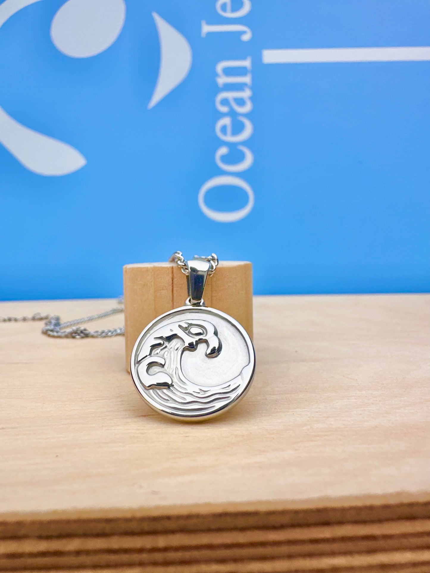 Gold Wave Pendant