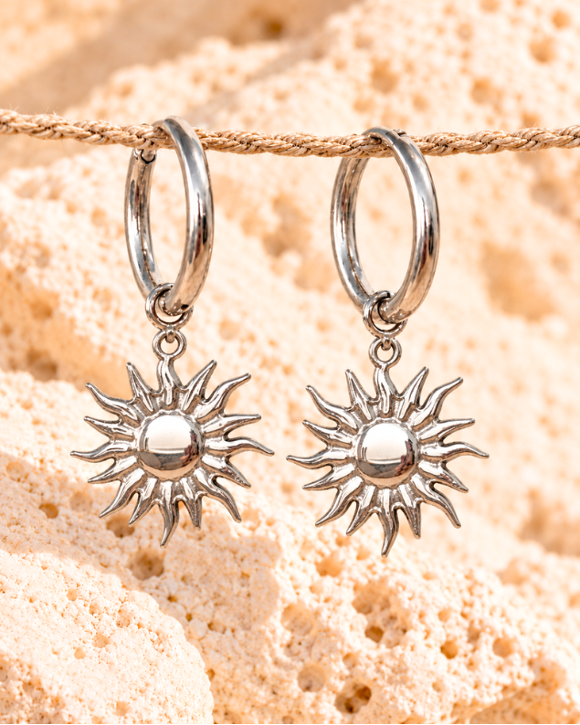 Sunshine Dangle Earrings Gold