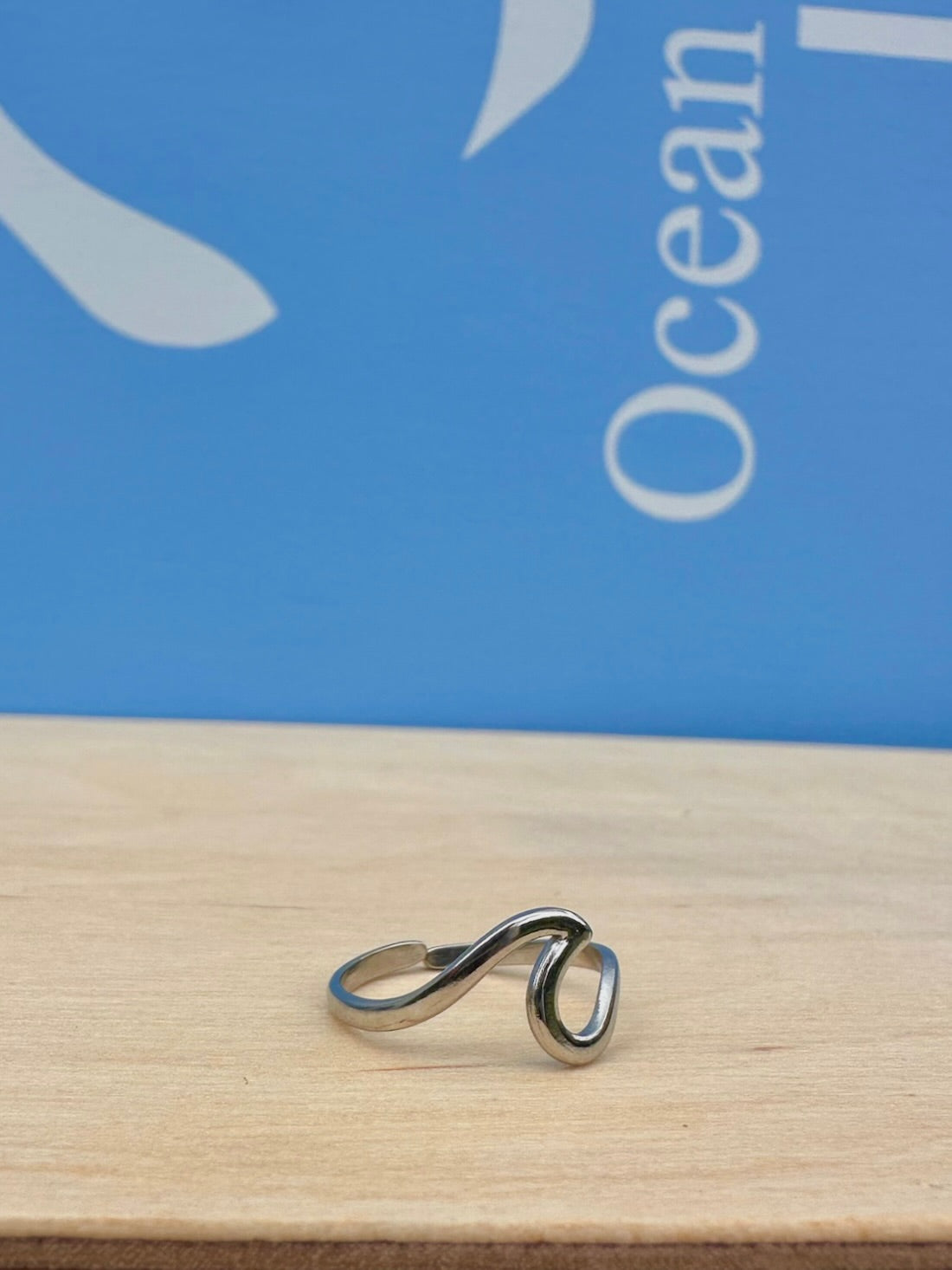 Gold Wave Ring Adjustable