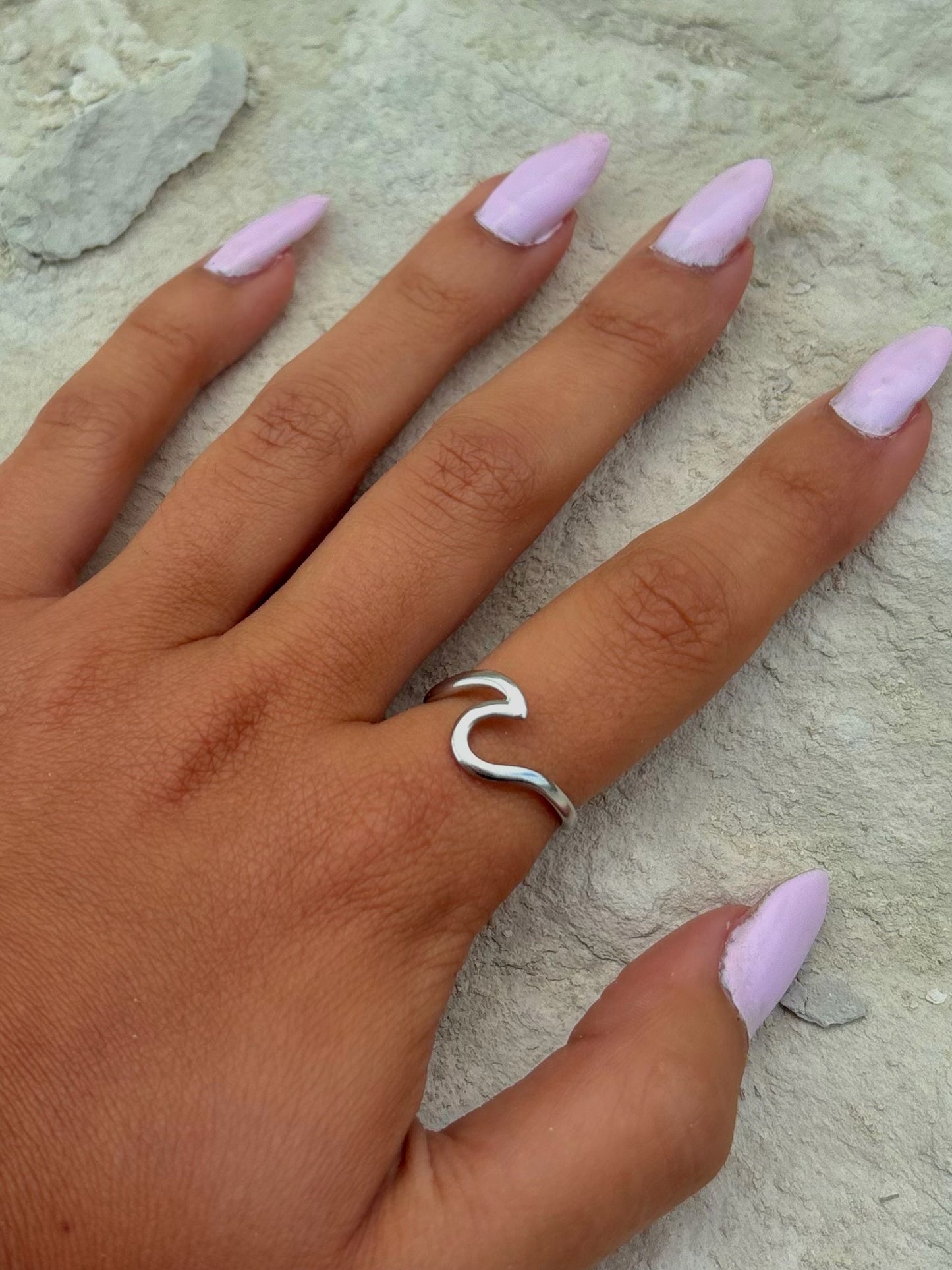 Gold Wave Ring Adjustable