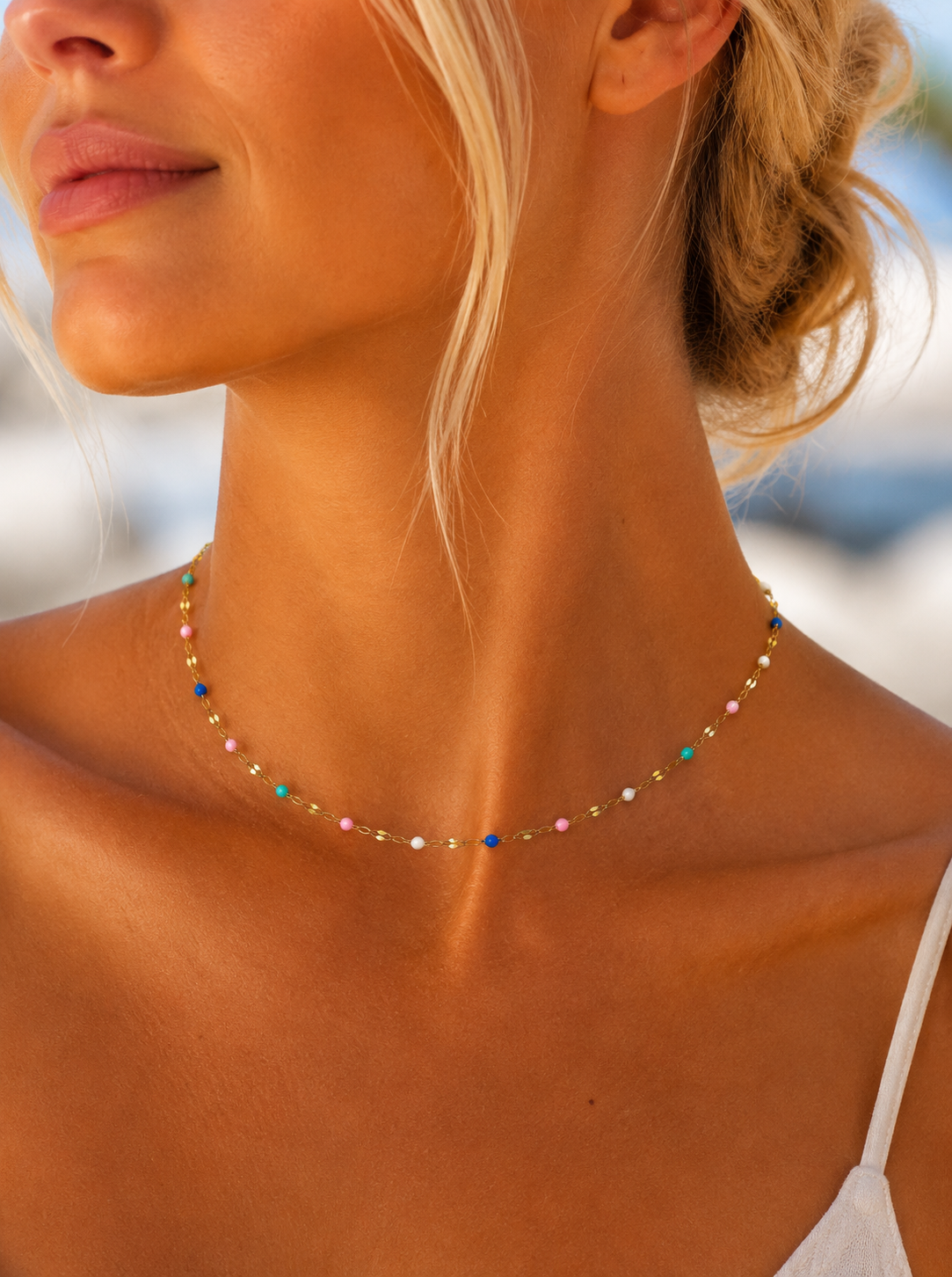 Silver Petals Of Positano necklace