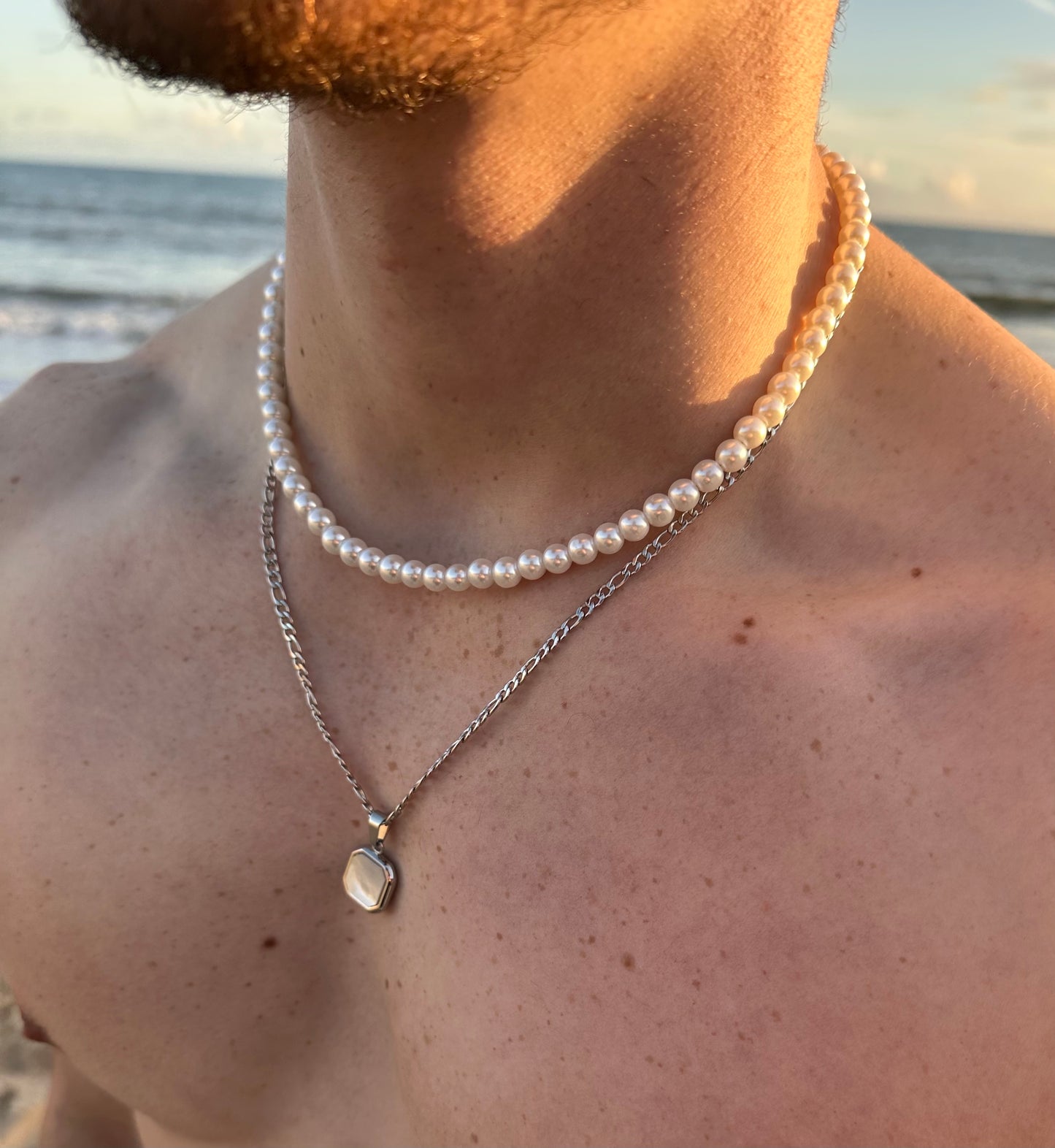 Pearl Necklace and pendant Set