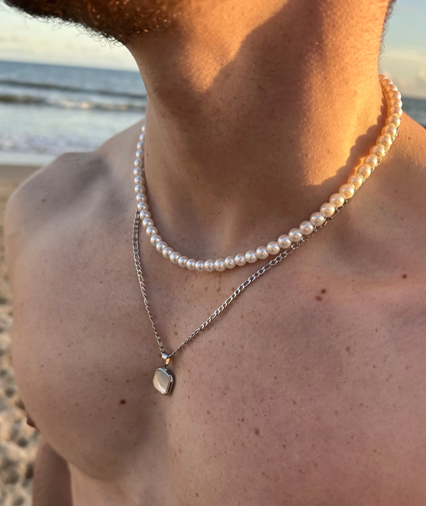 Pearl Necklace and pendant Set