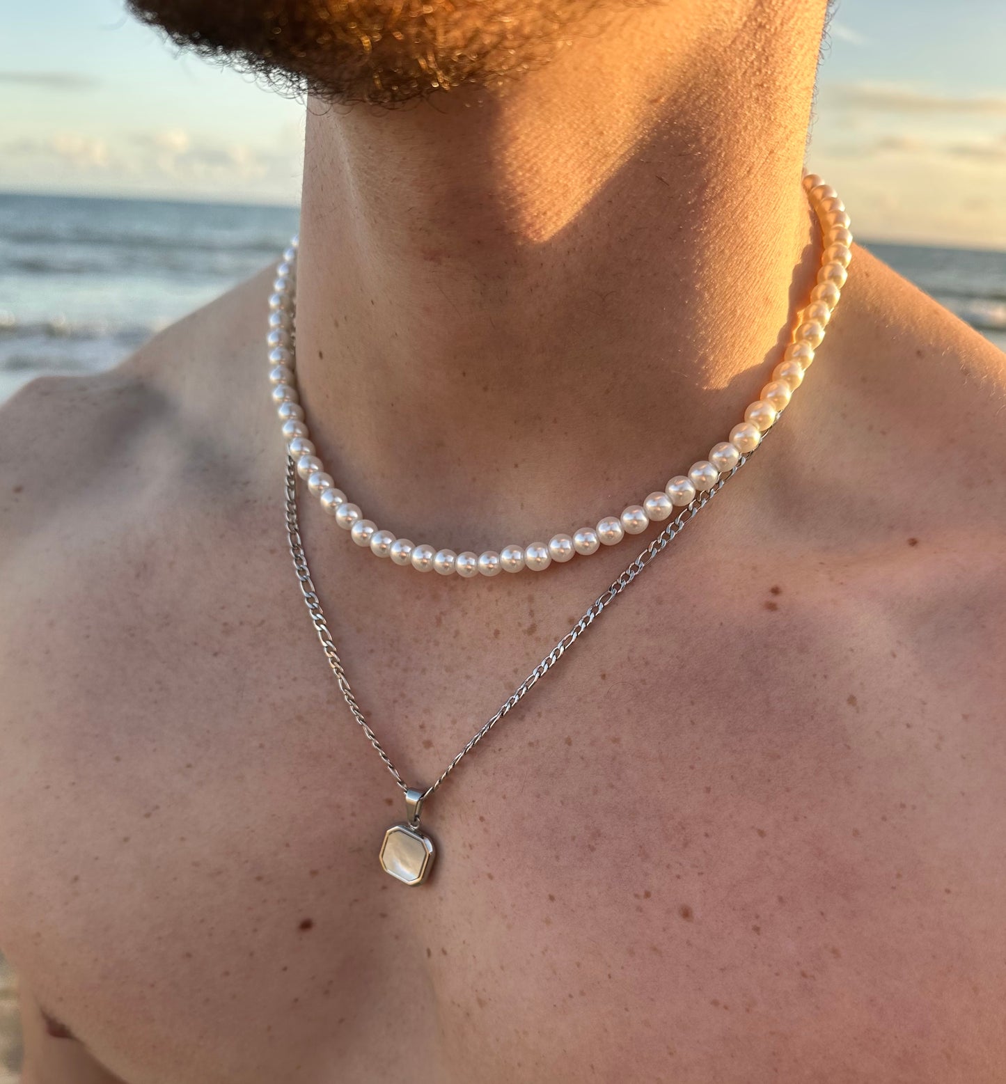 Pearl Necklace and pendant Set