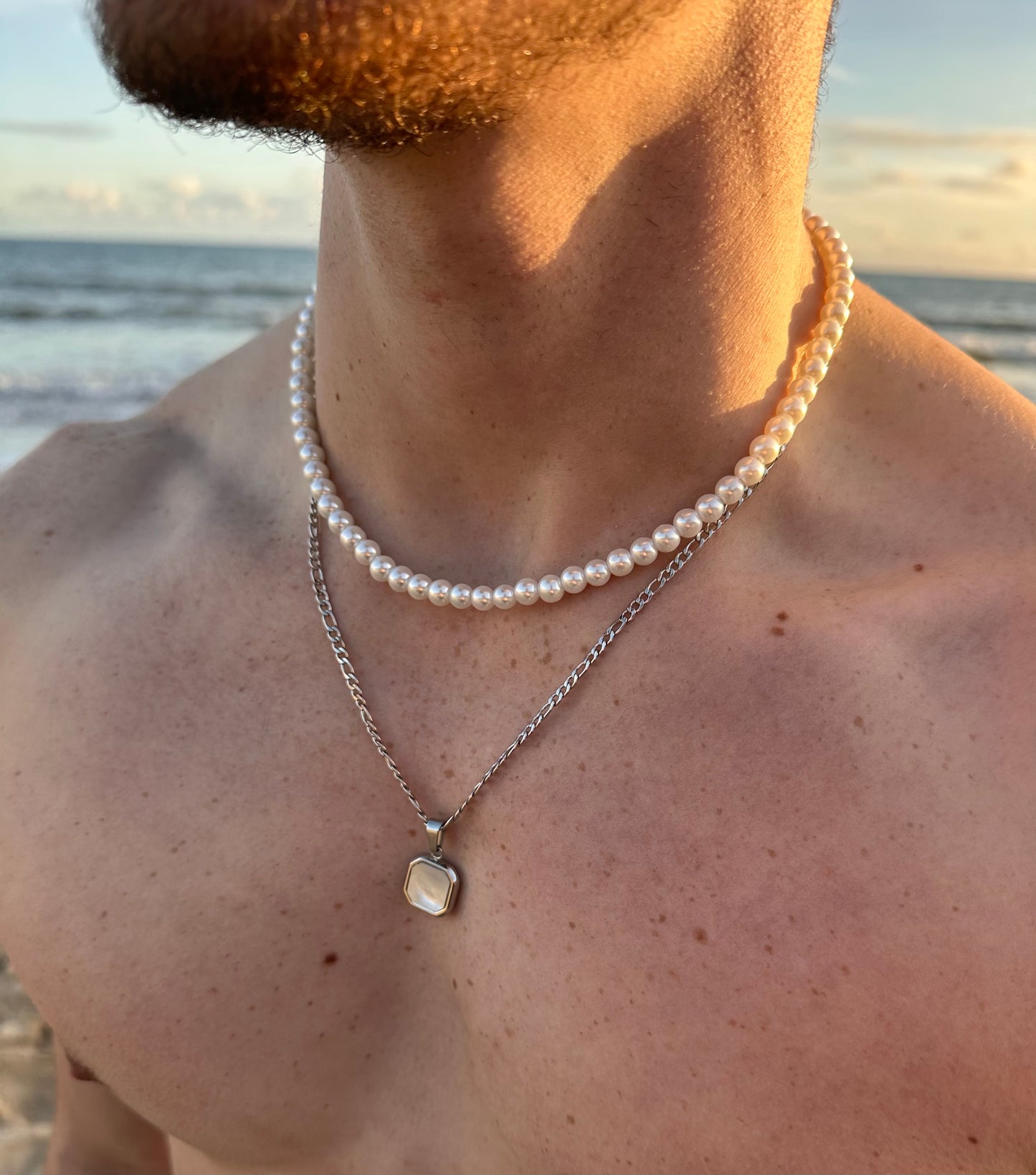 Pearl Necklace and pendant Set