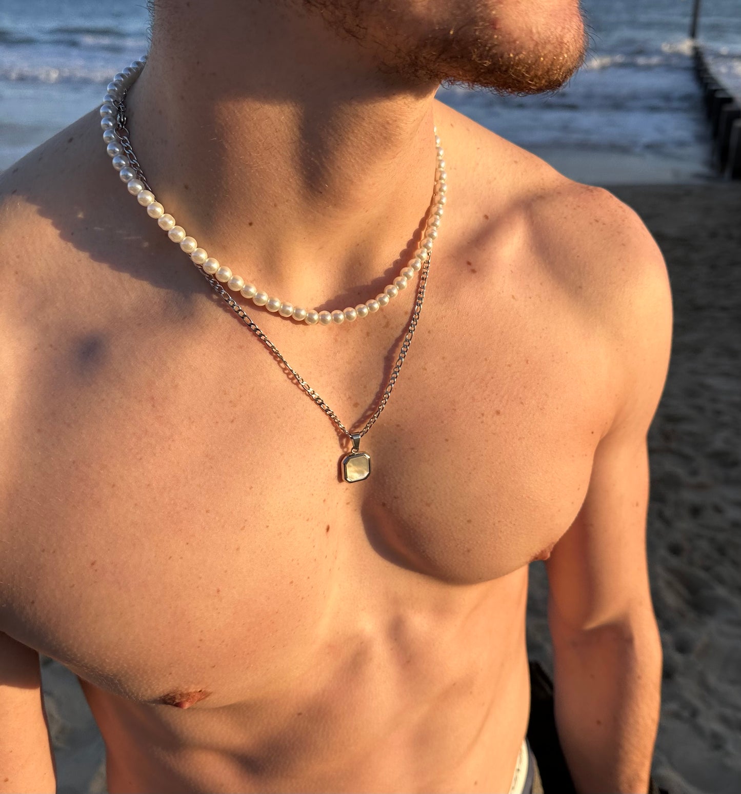 Pearl Necklace and pendant Set