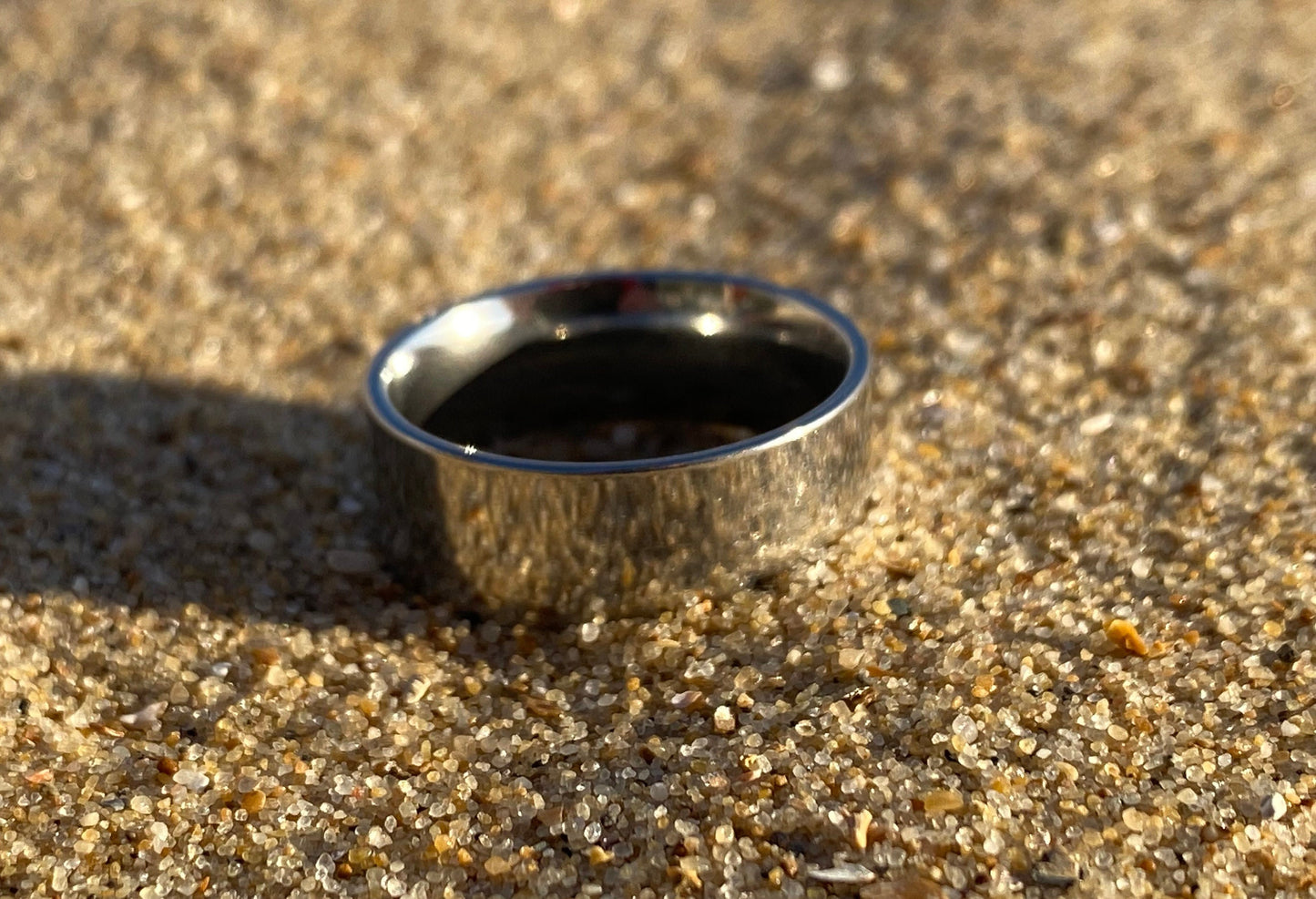 Silver Band Ring 8mm