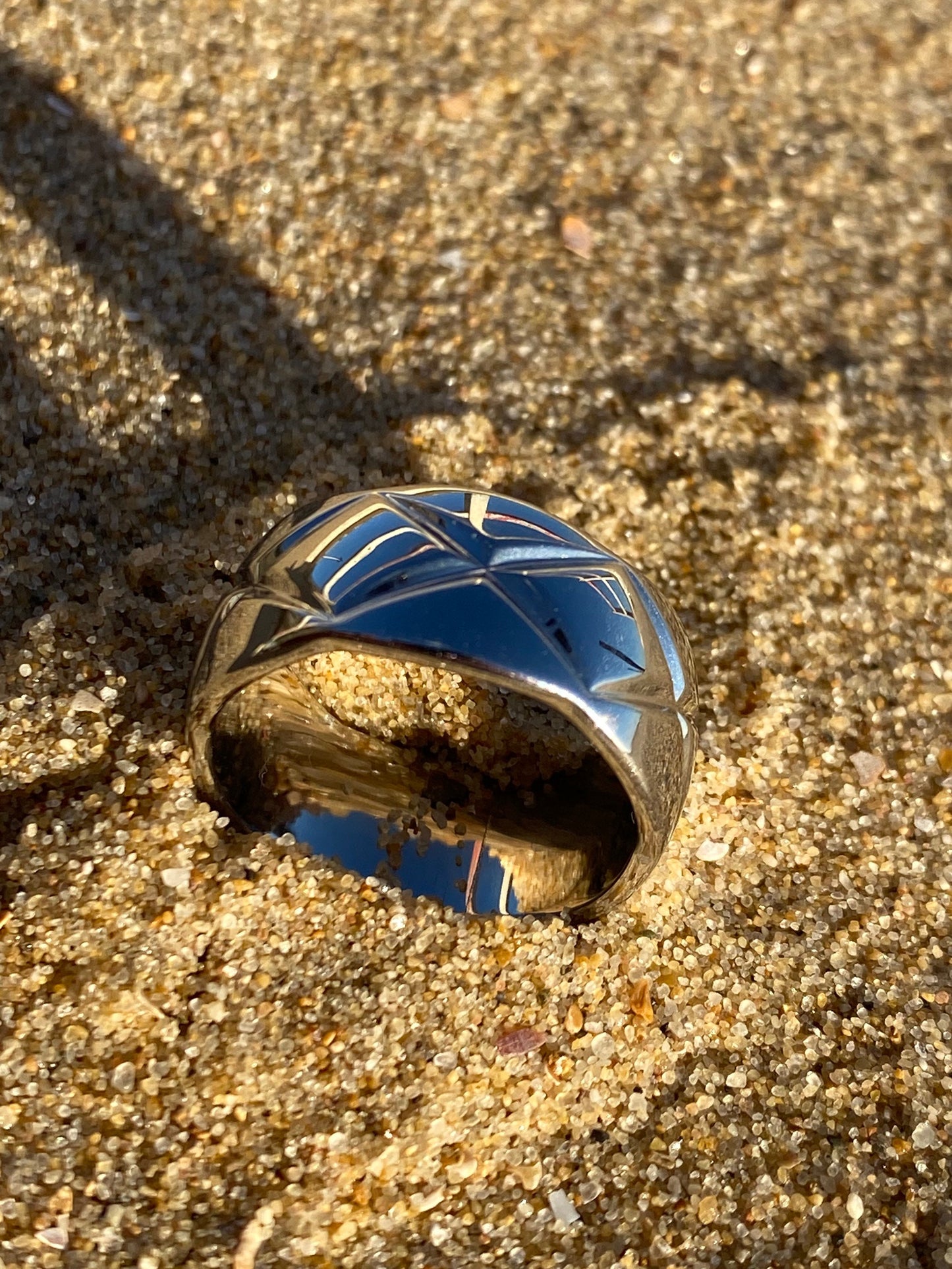 Silver Textured Ring