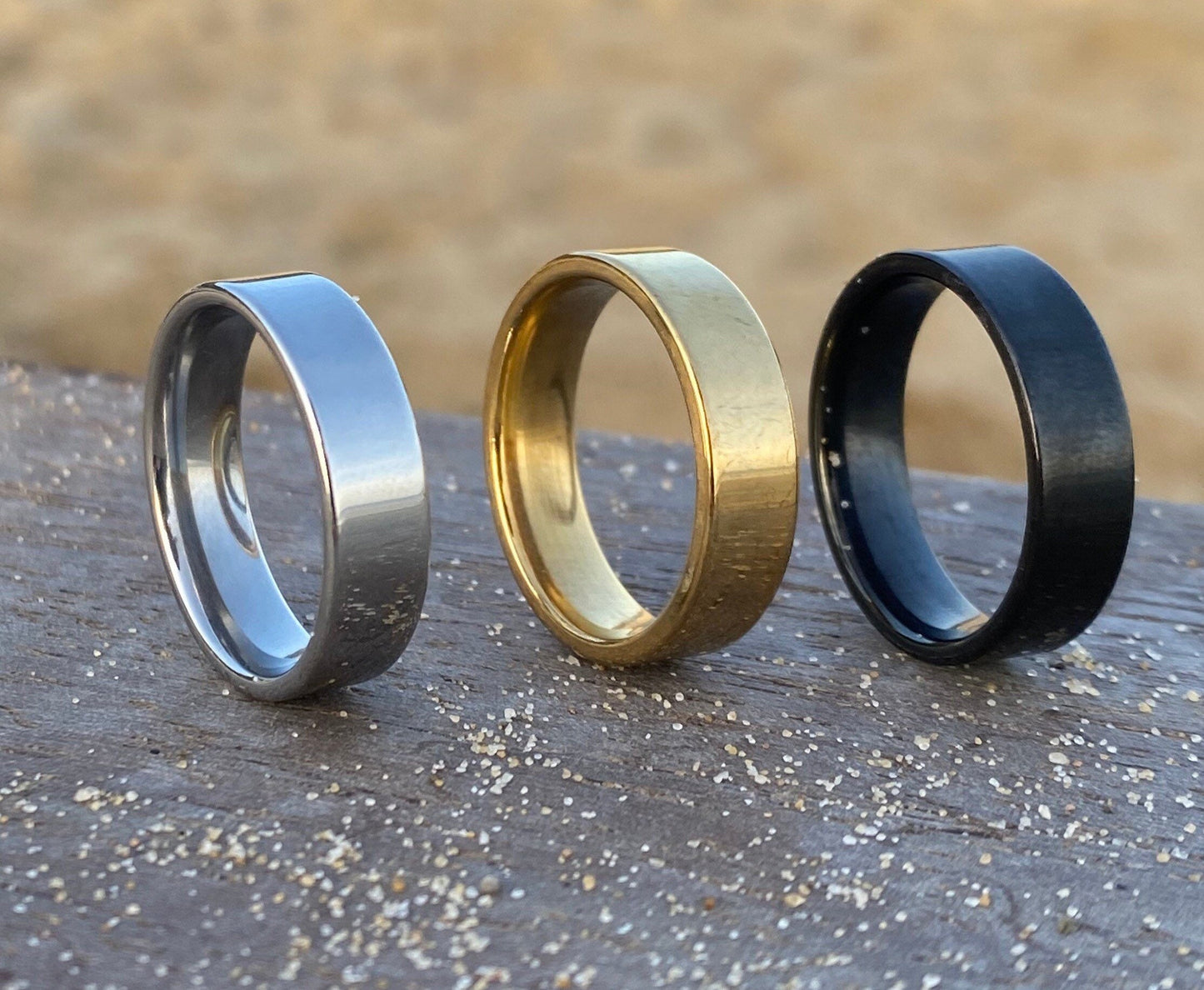 Silver Band Ring 6mm