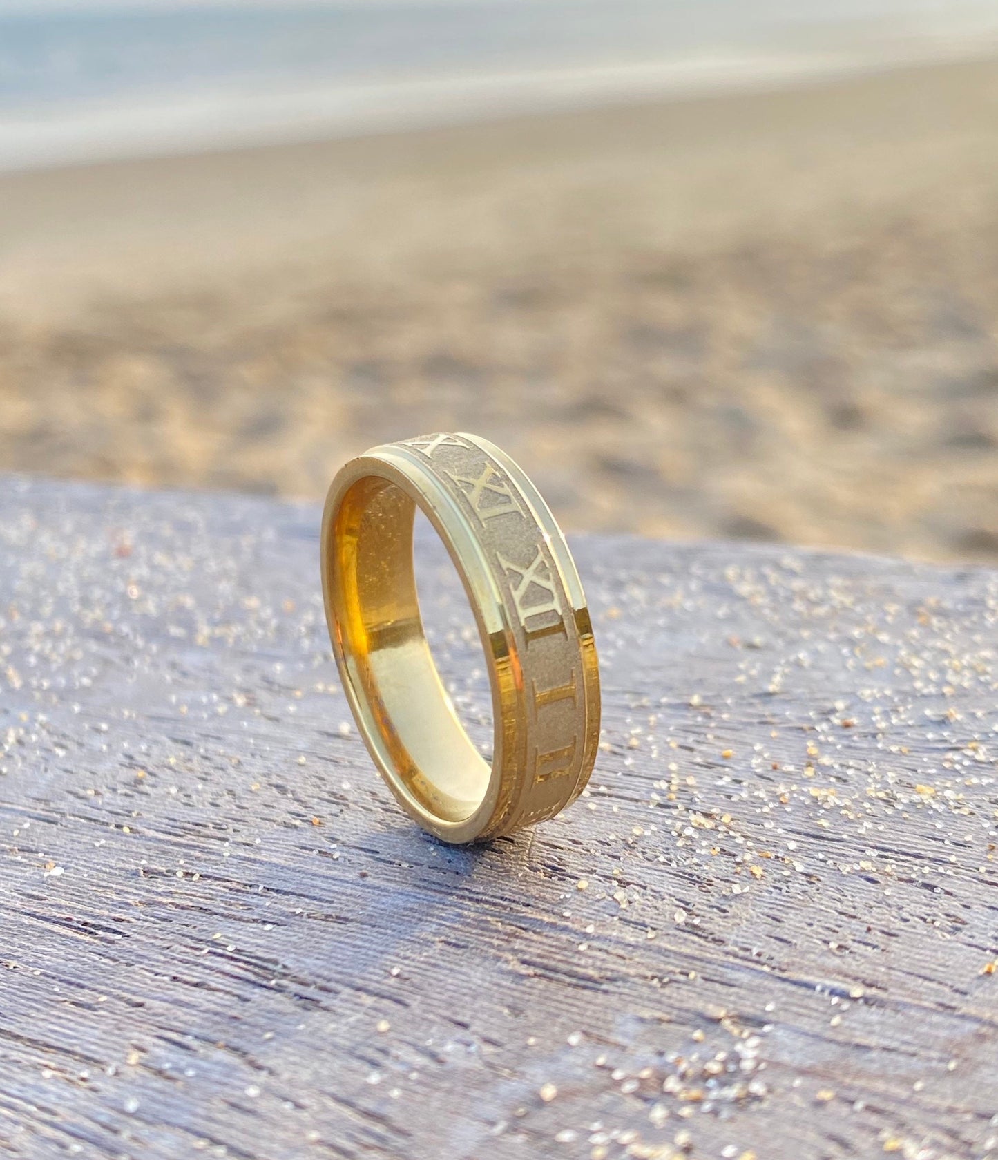 Roman Numerals Ring