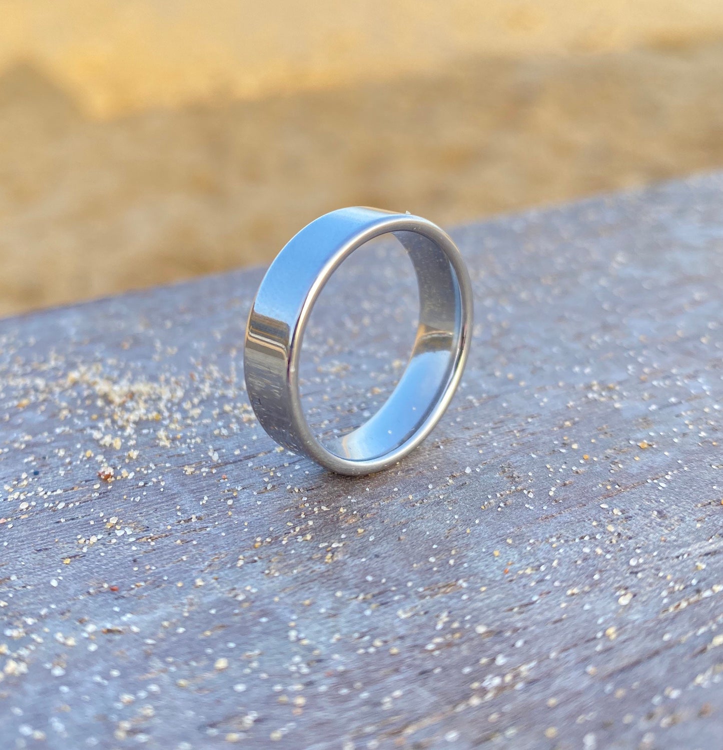 Silver Band Ring 6mm