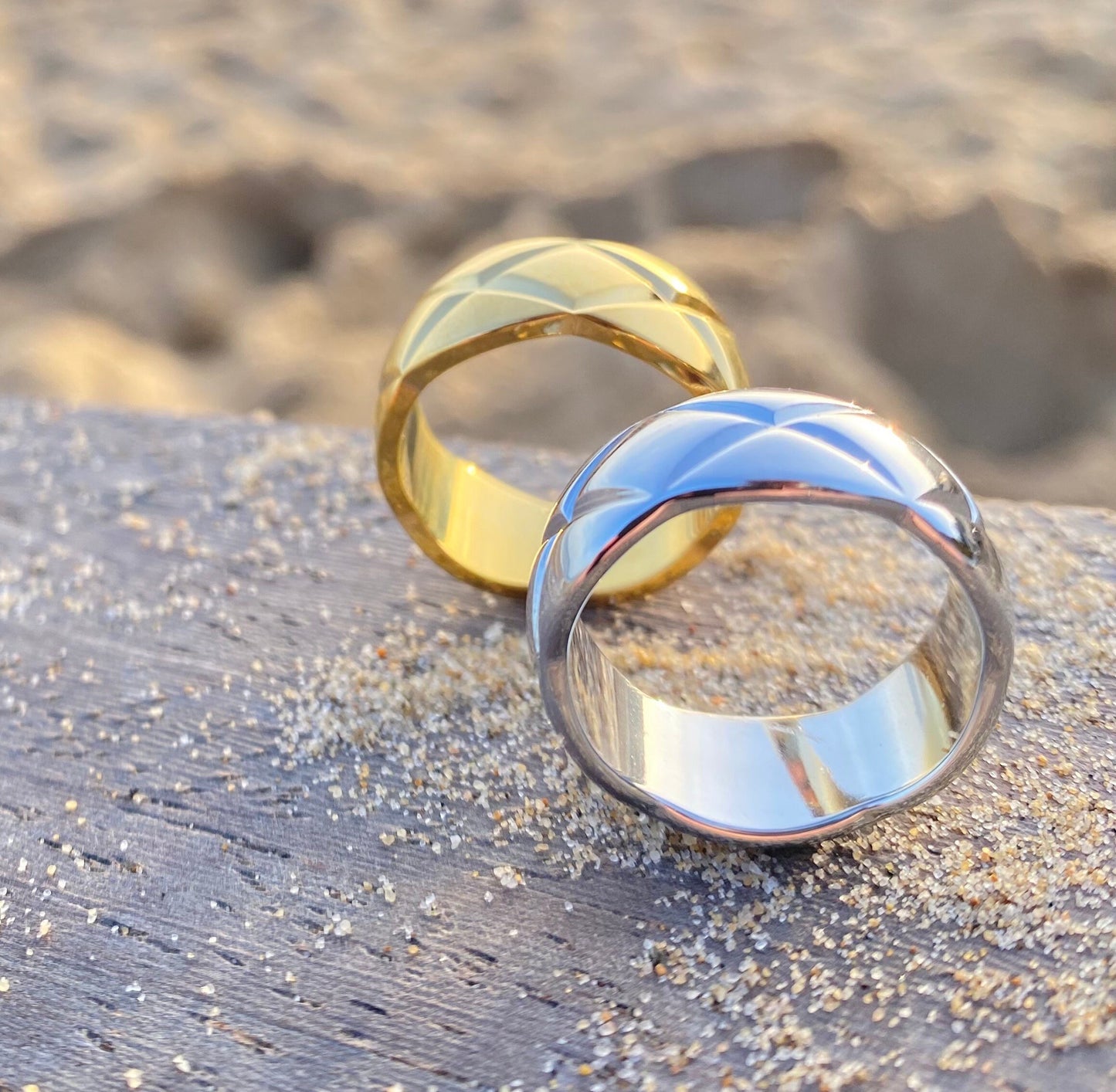 Gold Textured Ring