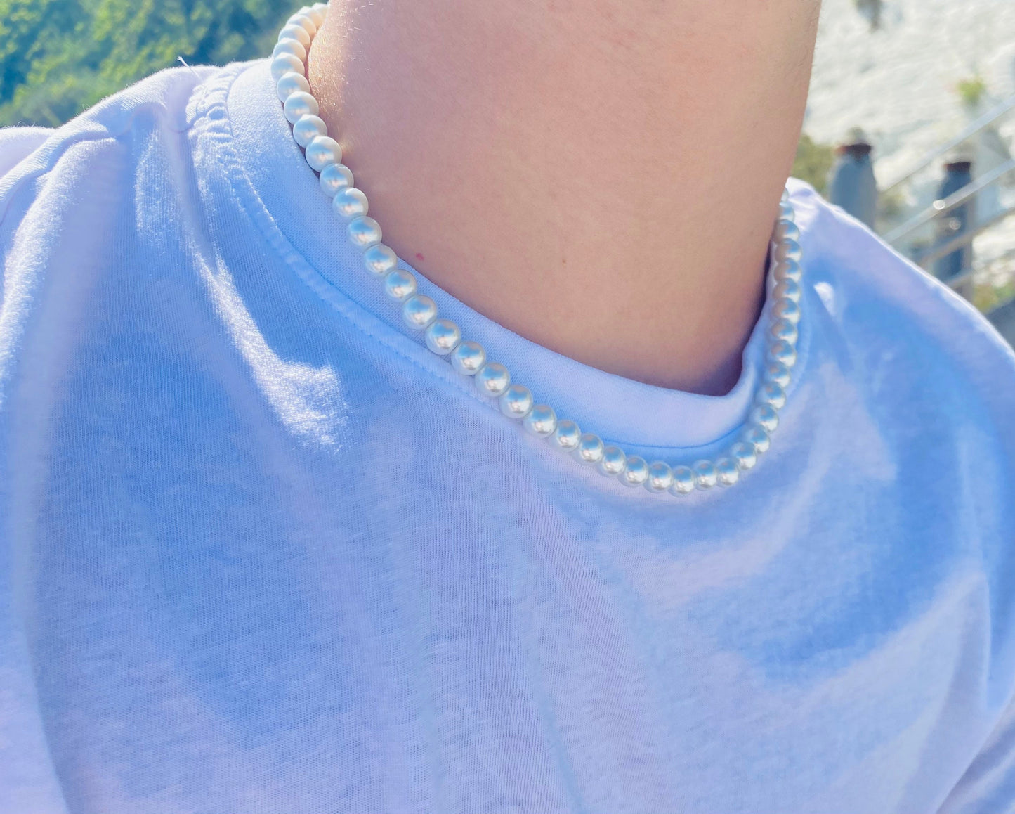 Pearl necklace 8mm