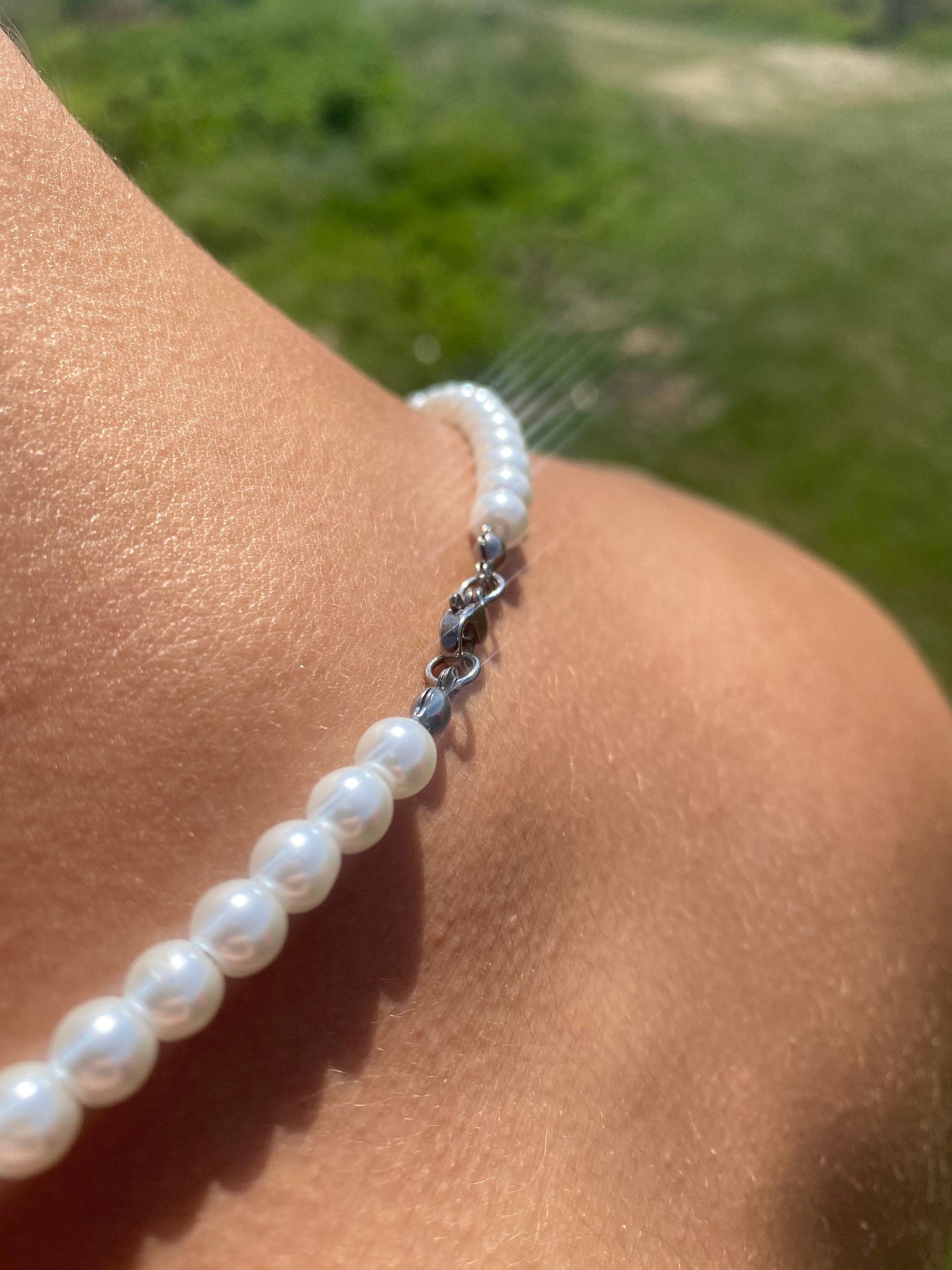Mens Signature Pearl Necklace 6mm