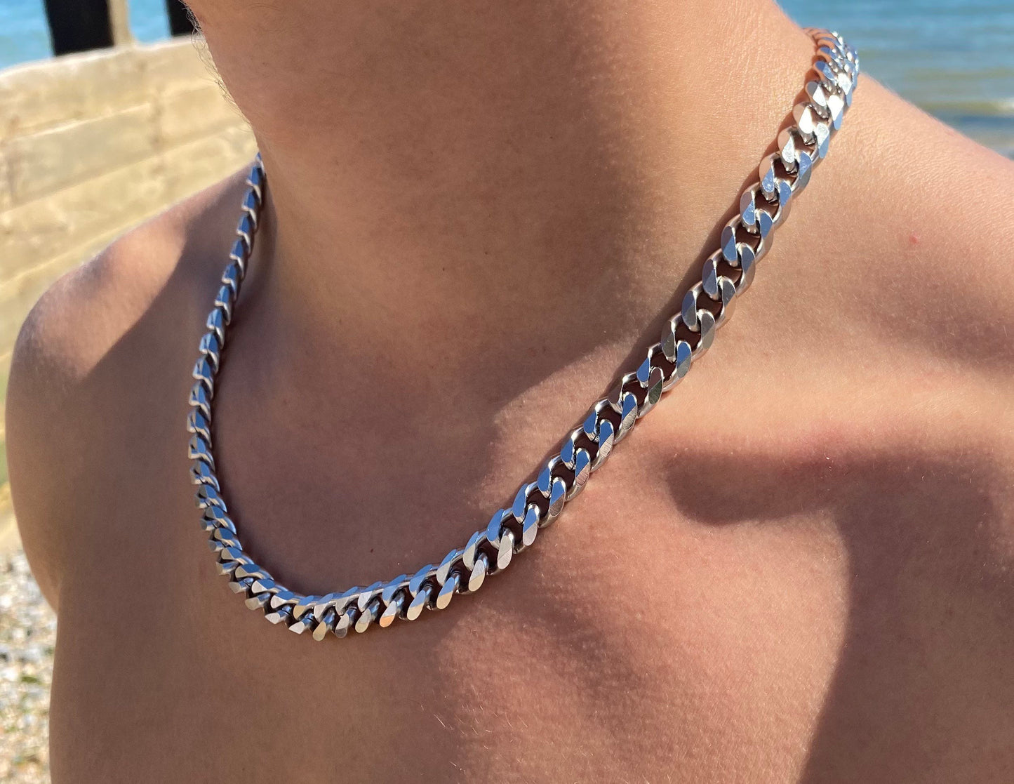 Silver Miami Cuban Chain 11MM